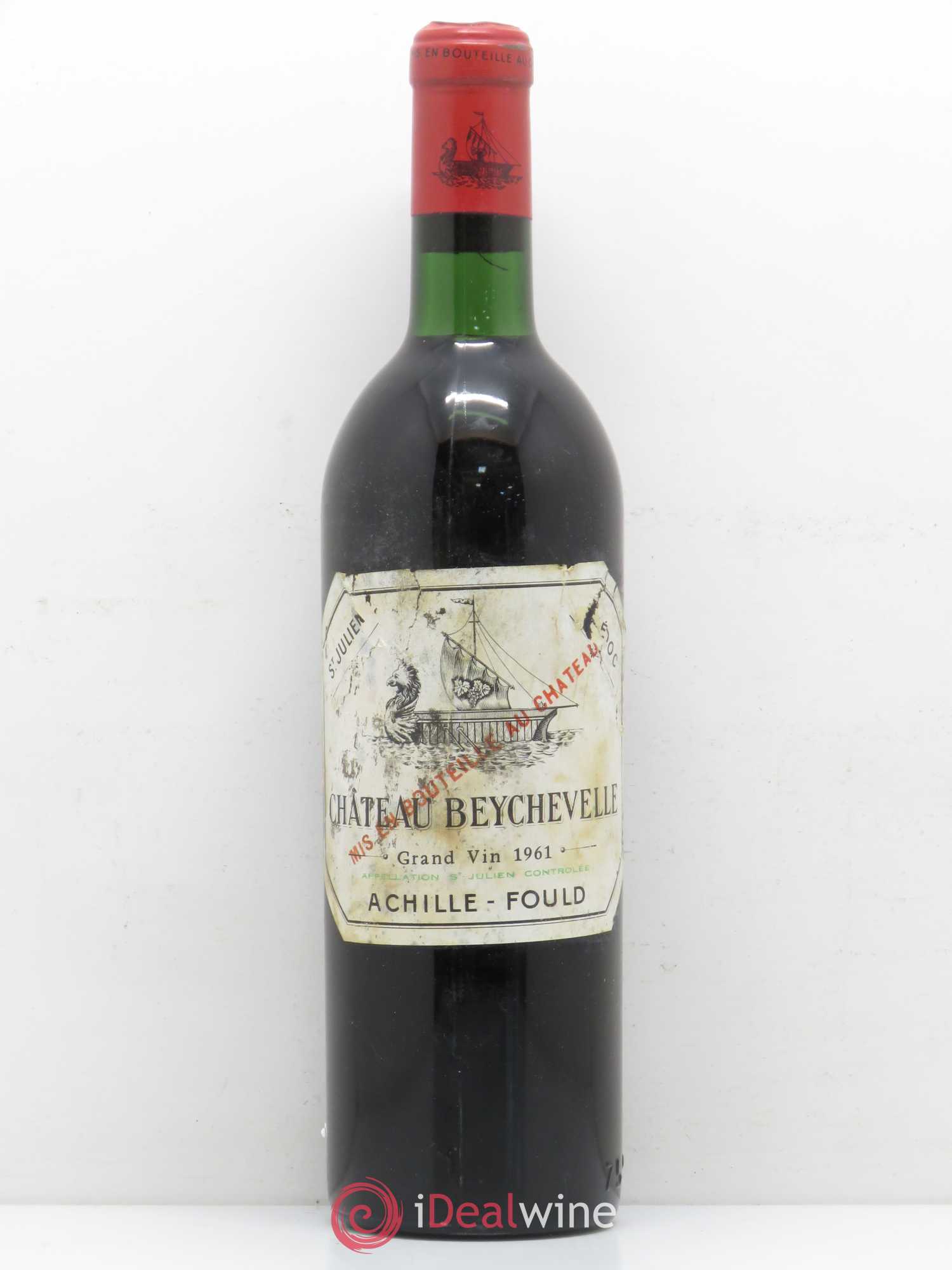 Château Beychevelle 4ème Grand Cru Classé 1961 - Lot de 1 bouteille - 0