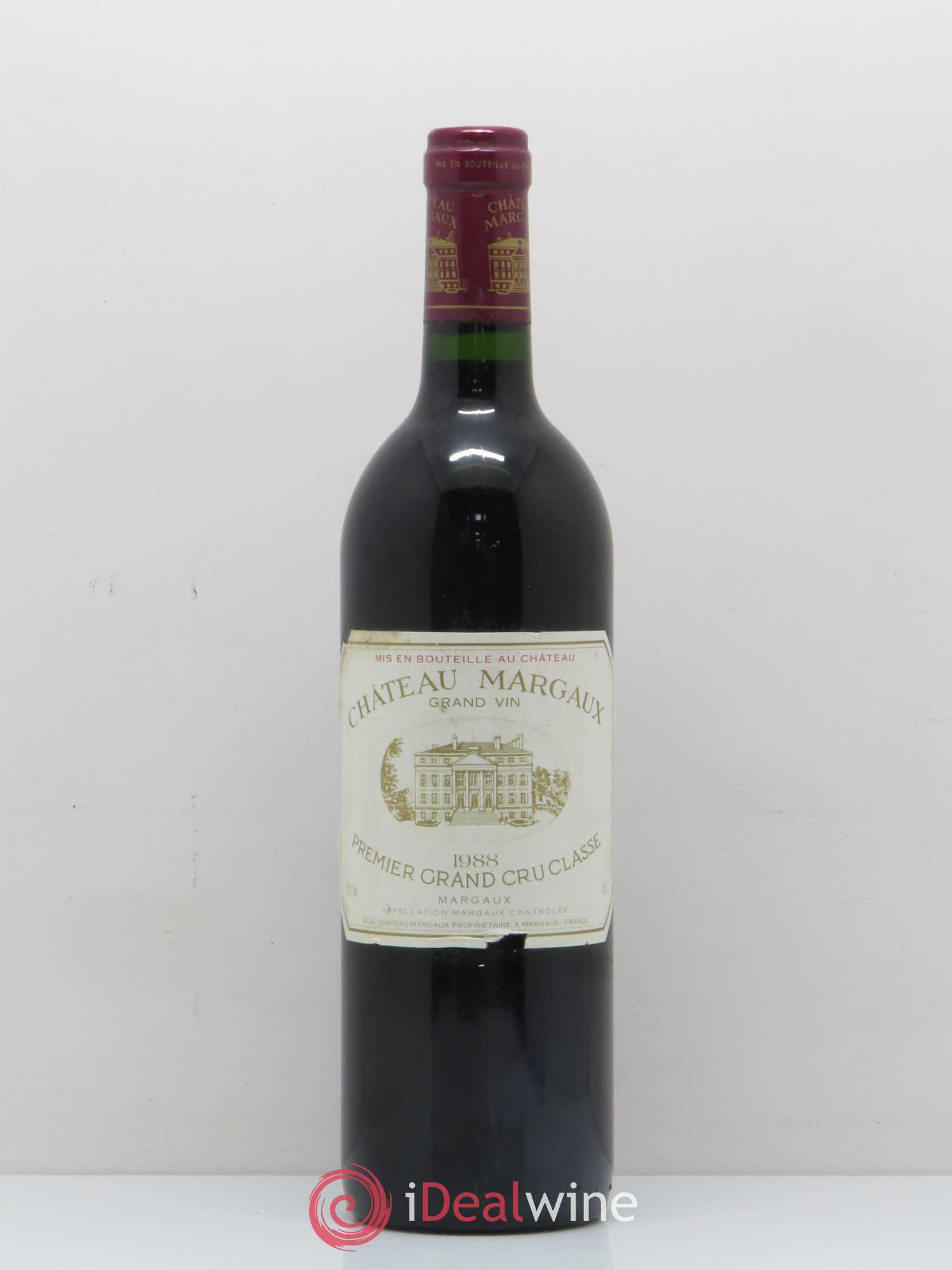 Château Margaux 1er Grand Cru Classé 1988 - Lot de 1 bouteille - 0