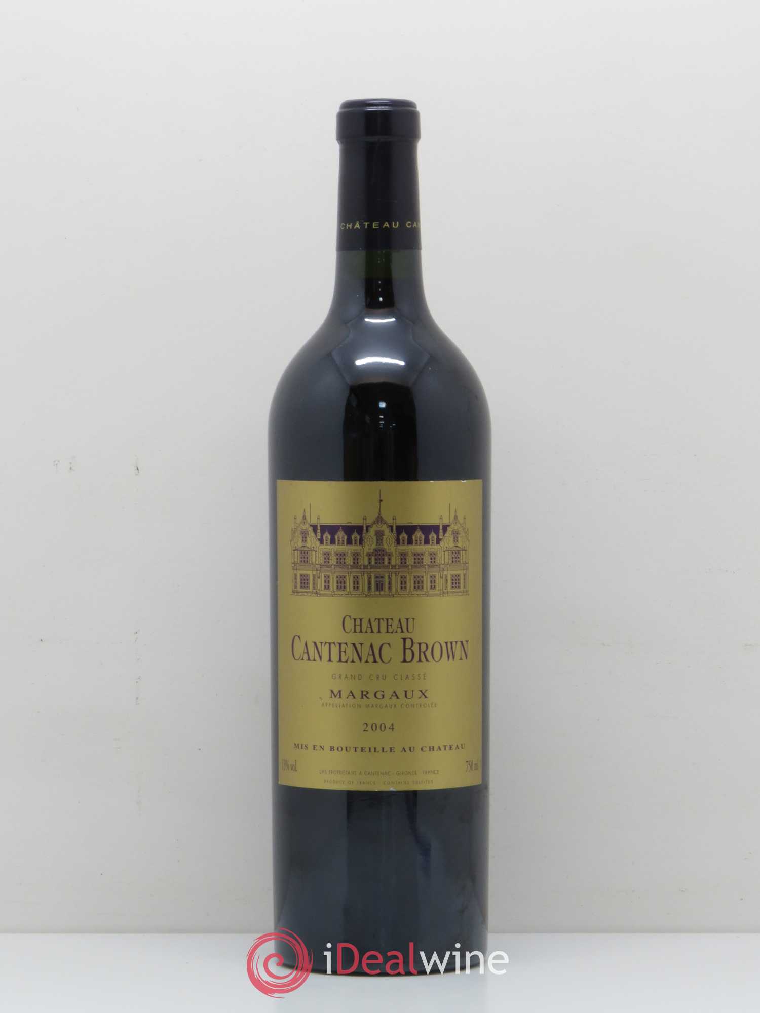 Château Cantenac Brown 3ème Grand Cru Classé 2004 - Lot de 1 bouteille - 0
