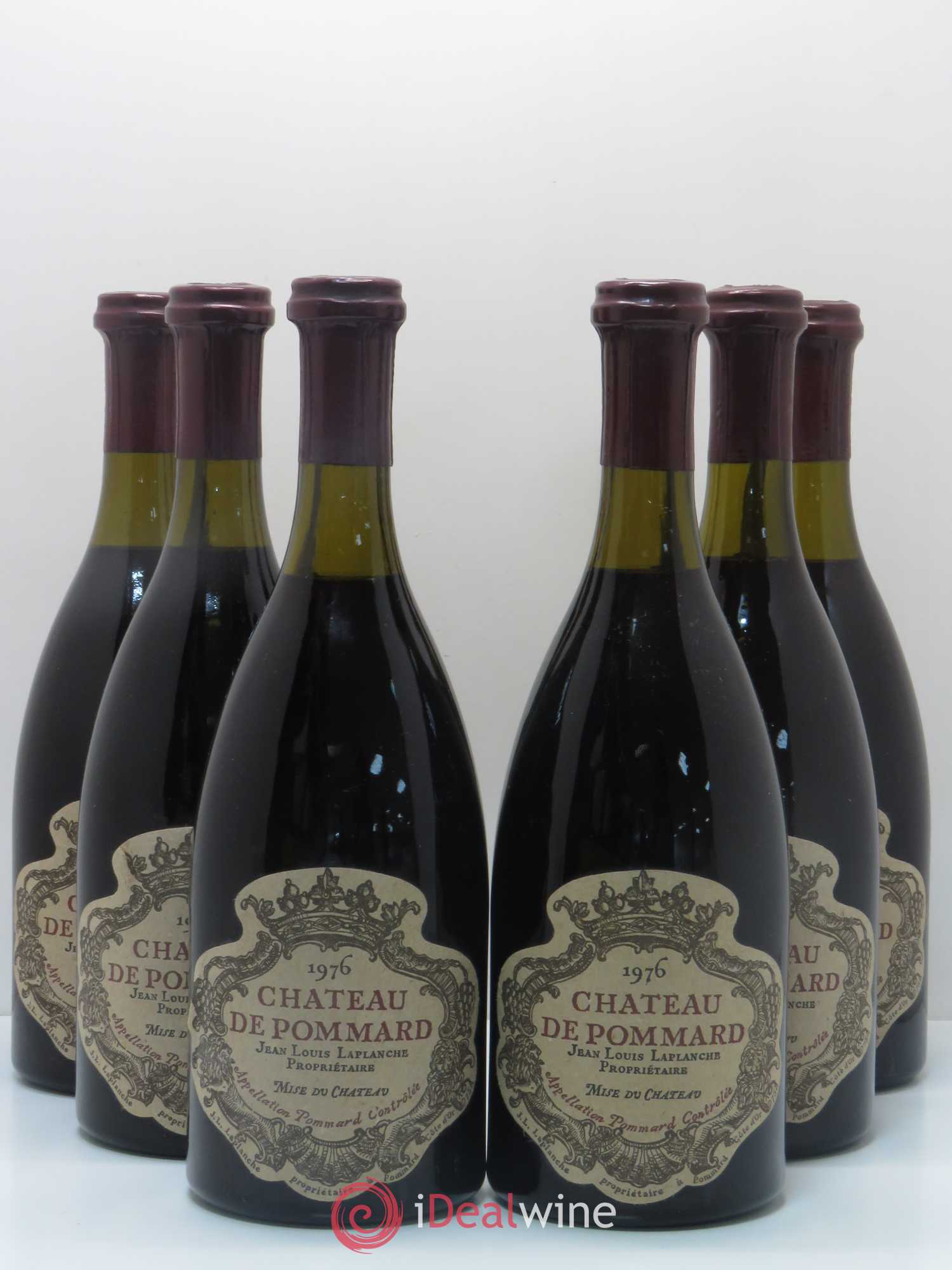 Pommard Château de Pommard 1976 - Lot de 6 bouteilles - 0