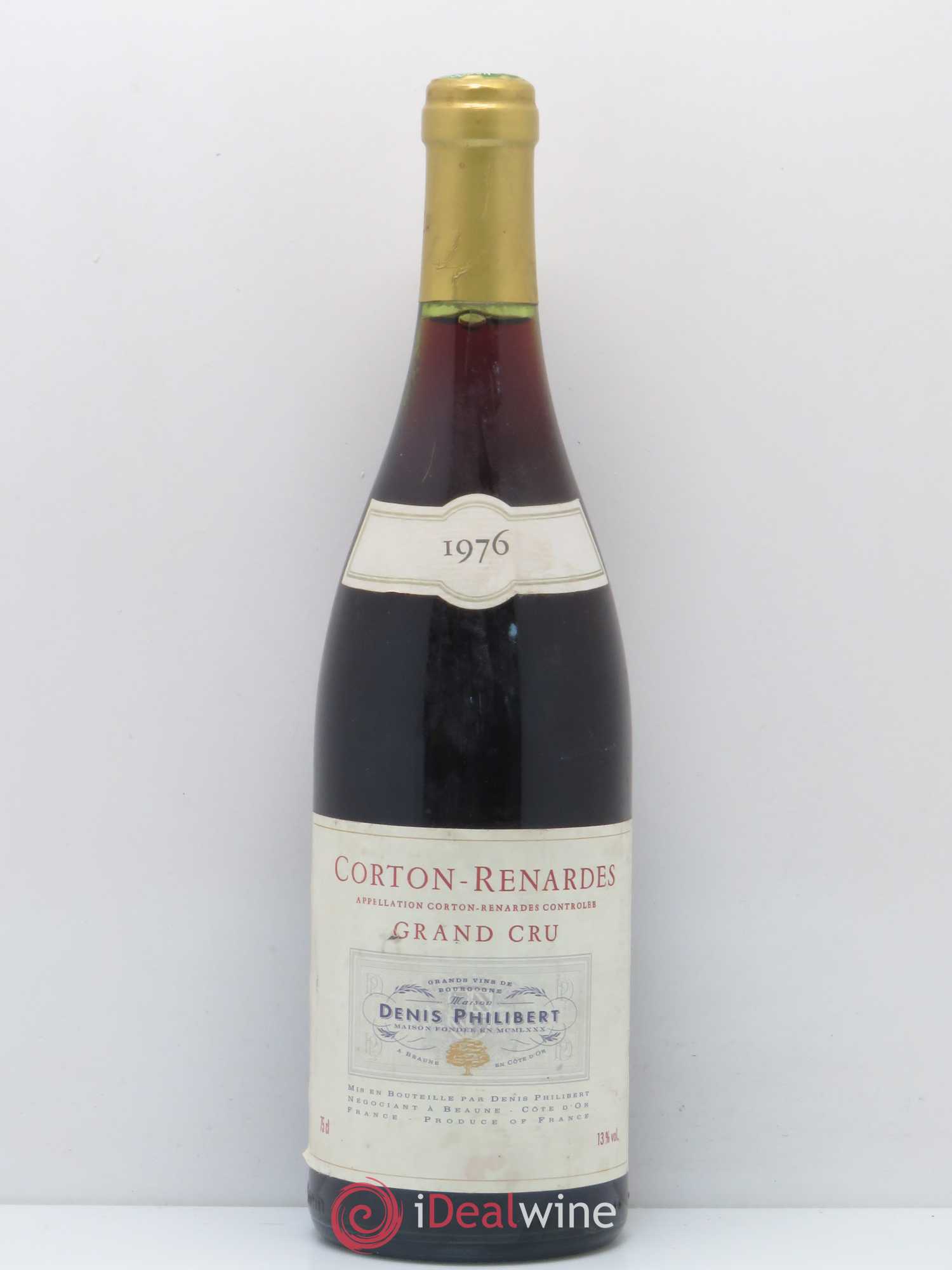 Corton Grand Cru Renardes Denis Philibert 1976 - Lot de 1 bouteille - 0
