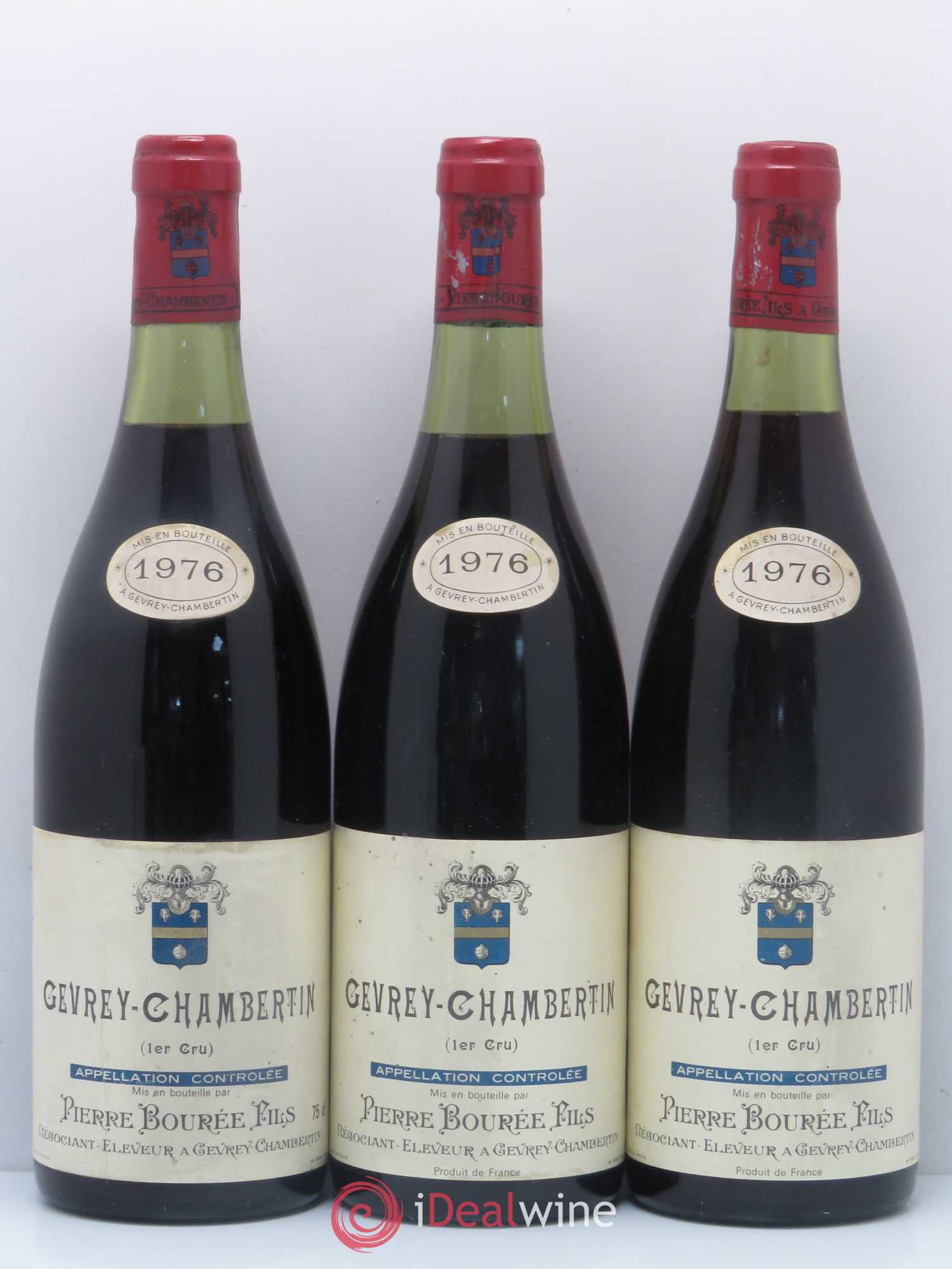 Gevrey-Chambertin 1er Cru Bouree Et Fils 1976 - Lot de 6 bouteilles - 2