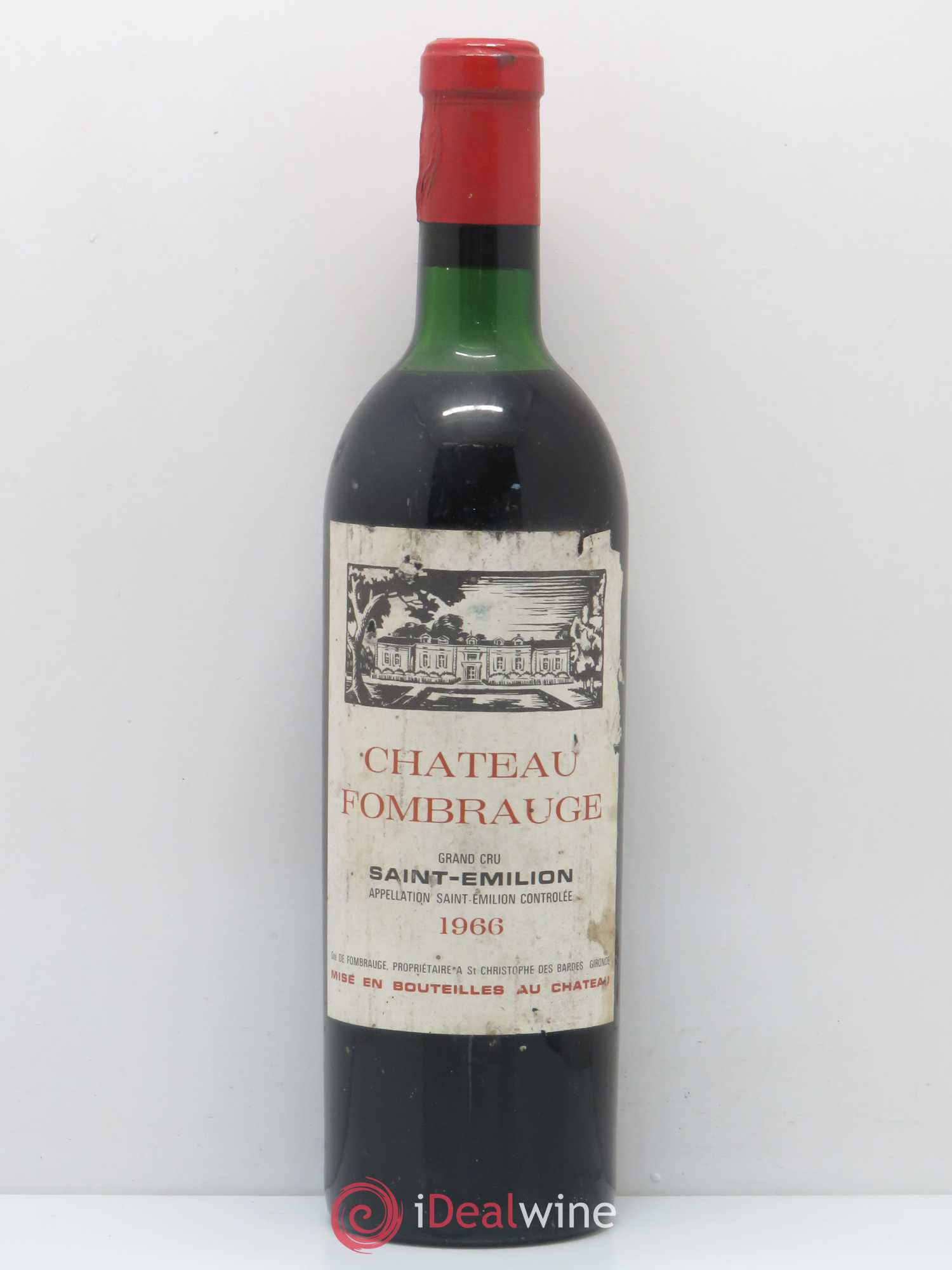 Château Fombrauge Grand Cru Classé 1966 - Lot de 1 bouteille - 0