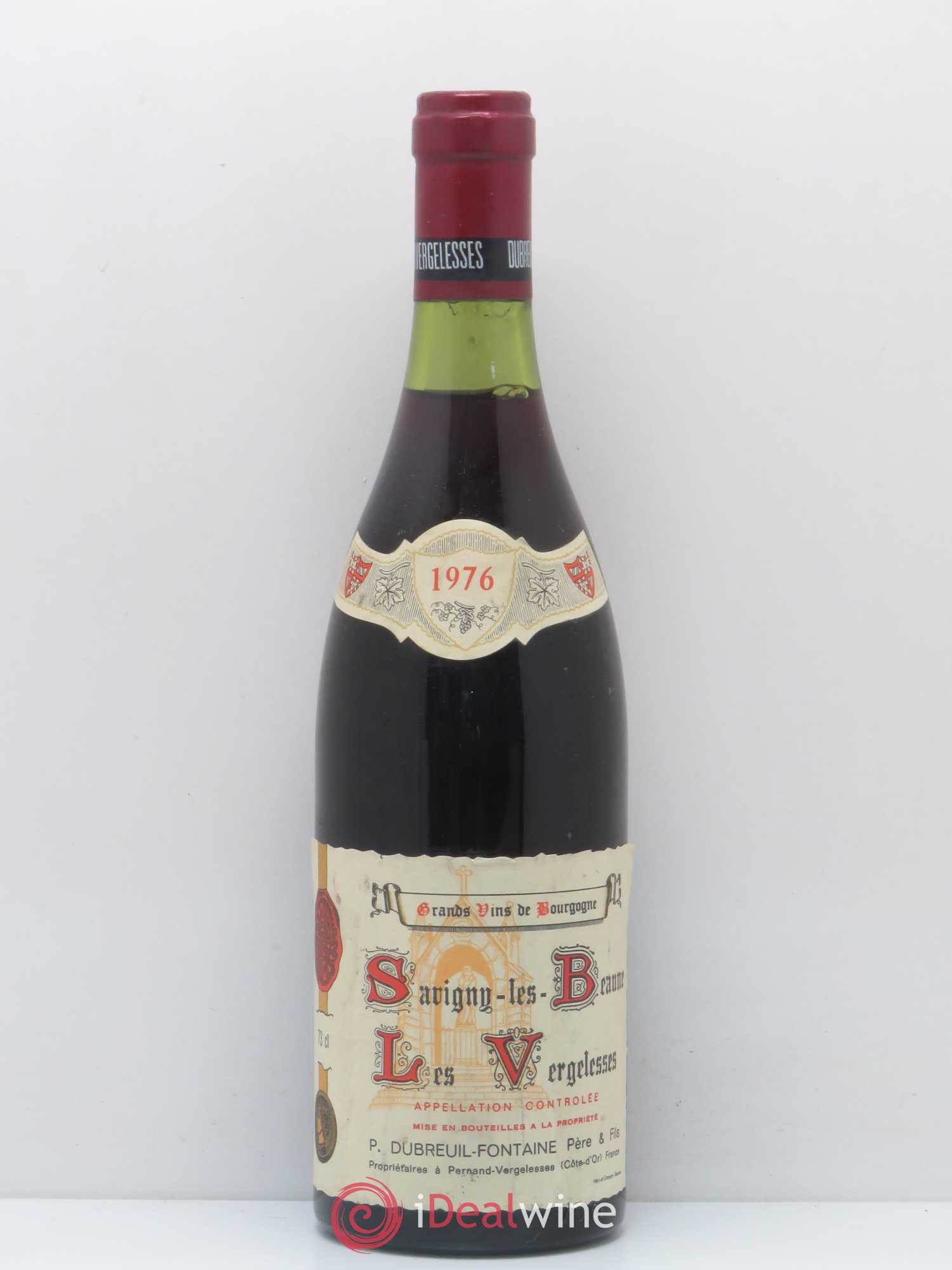 Savigny-lès-Beaune 1er Cru Les Vergelesses Dubreuil Fontaine 1976 - Posten von 1 Flasche - 0