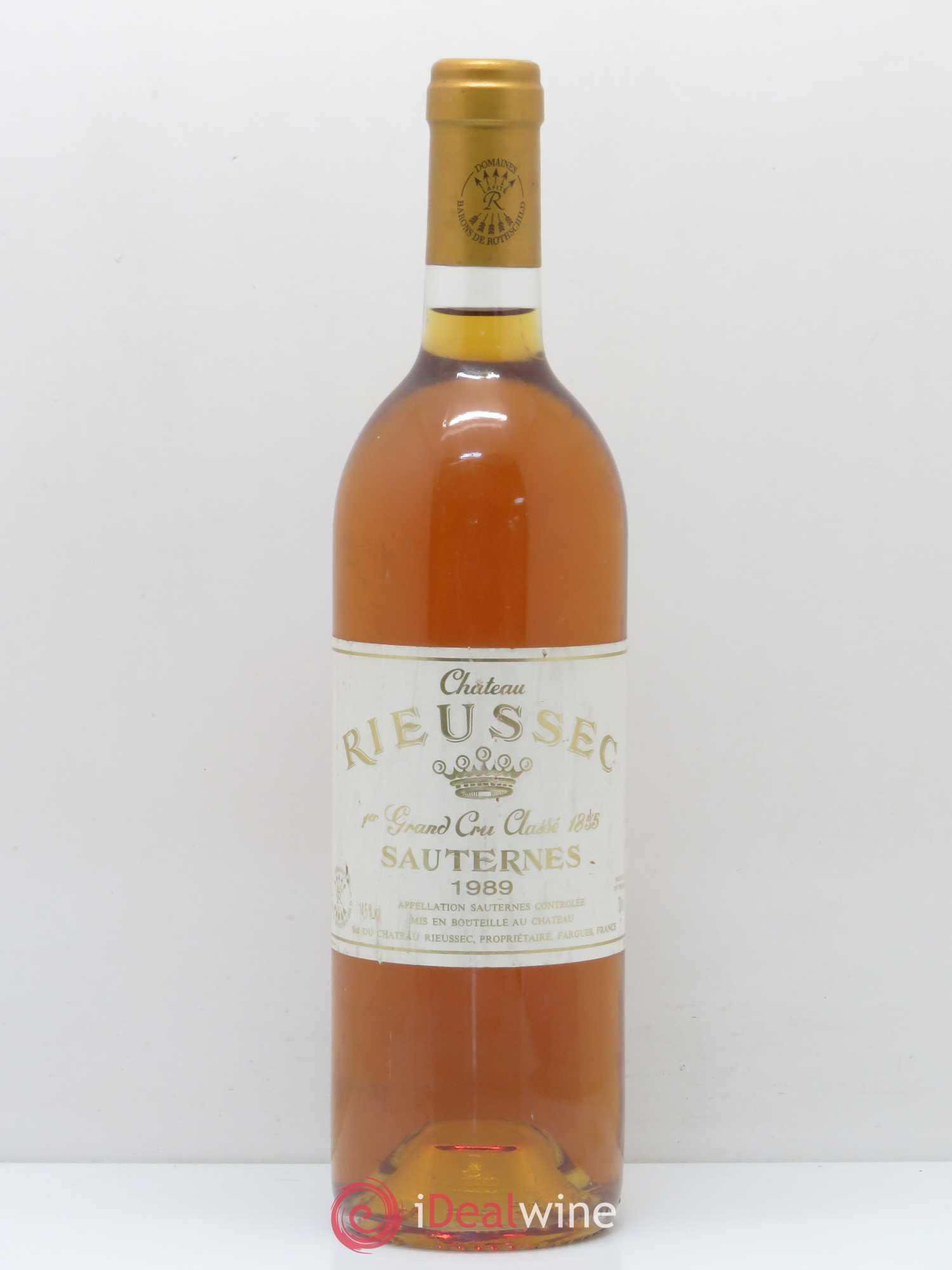 Château Rieussec 1er Grand Cru Classé 1989 - Lotto di 1 bottiglia - 0