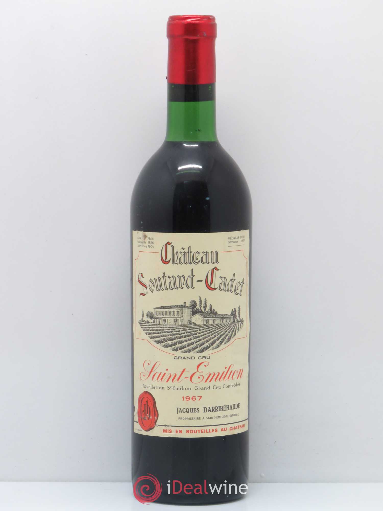 Saint-Émilion Château Soutard Cadet 1967 - Posten von 1 Flasche - 0