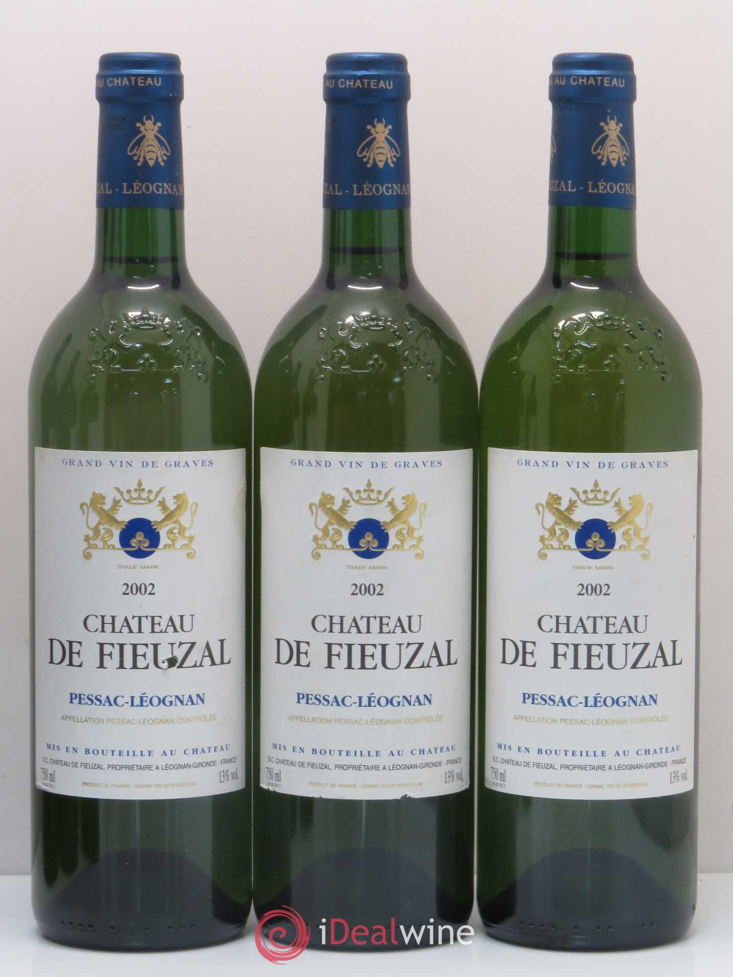 Château de Fieuzal 2002 - Lot de 6 bouteilles - 1