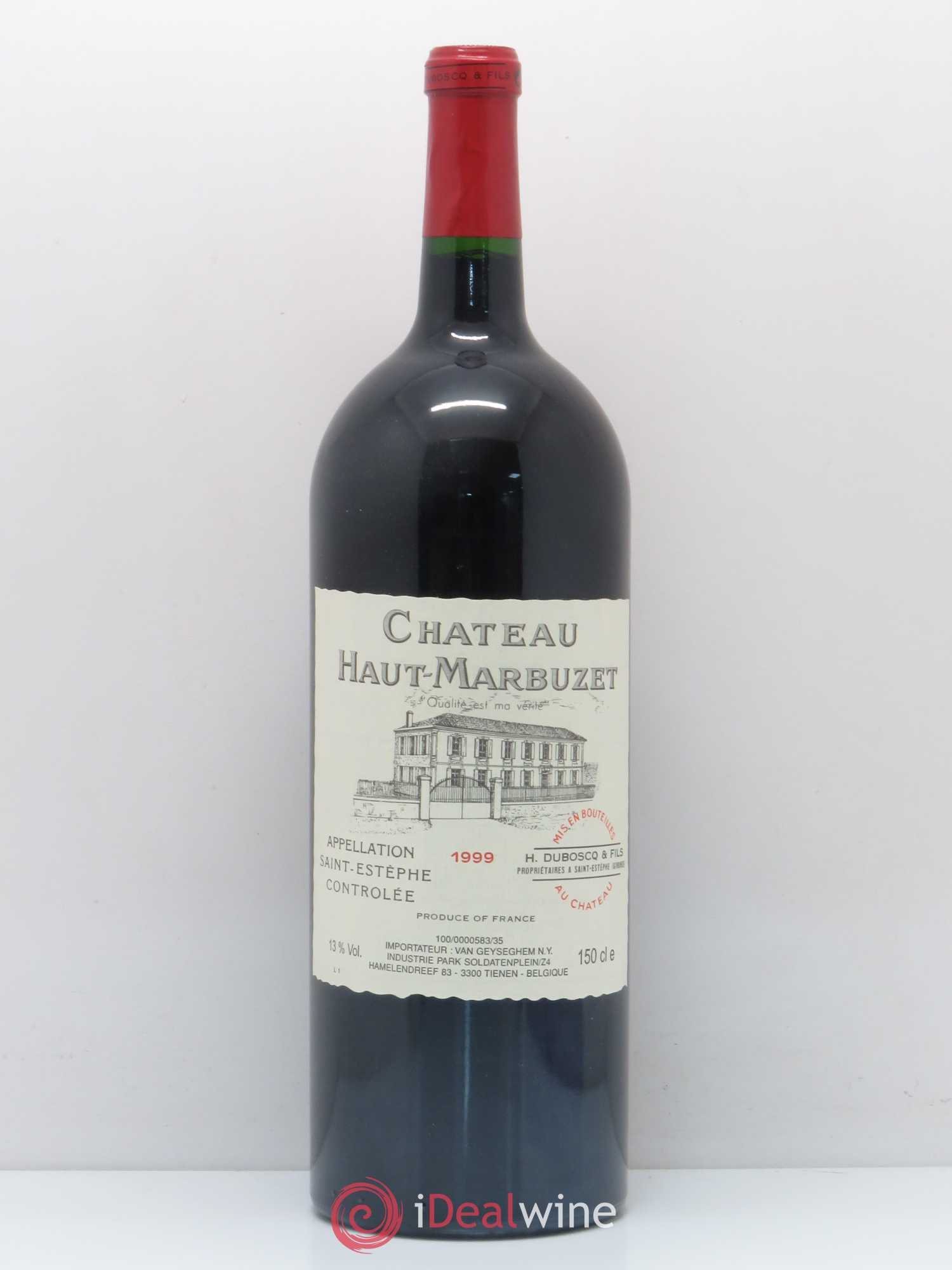 Château Haut Marbuzet 1999 - Lot de 1 magnum - 0
