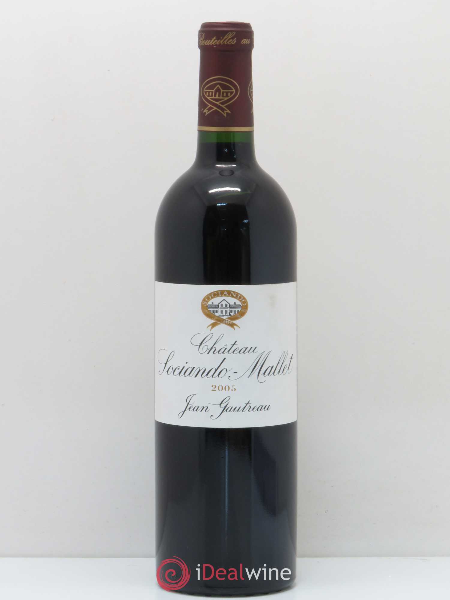 Château Sociando Mallet 2005 - Lot de 1 bouteille - 0