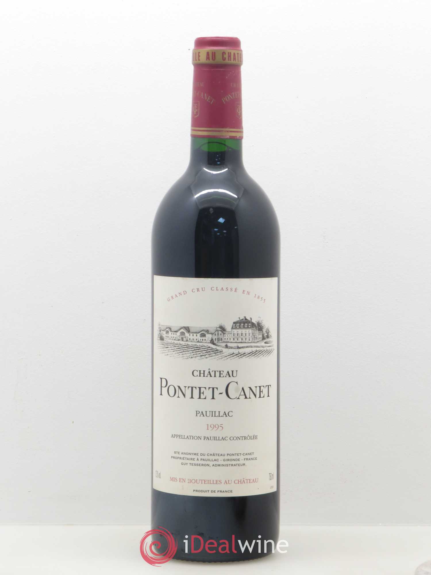 Château Pontet Canet 5ème Grand Cru Classé 1995 - Lot de 1 bouteille - 0