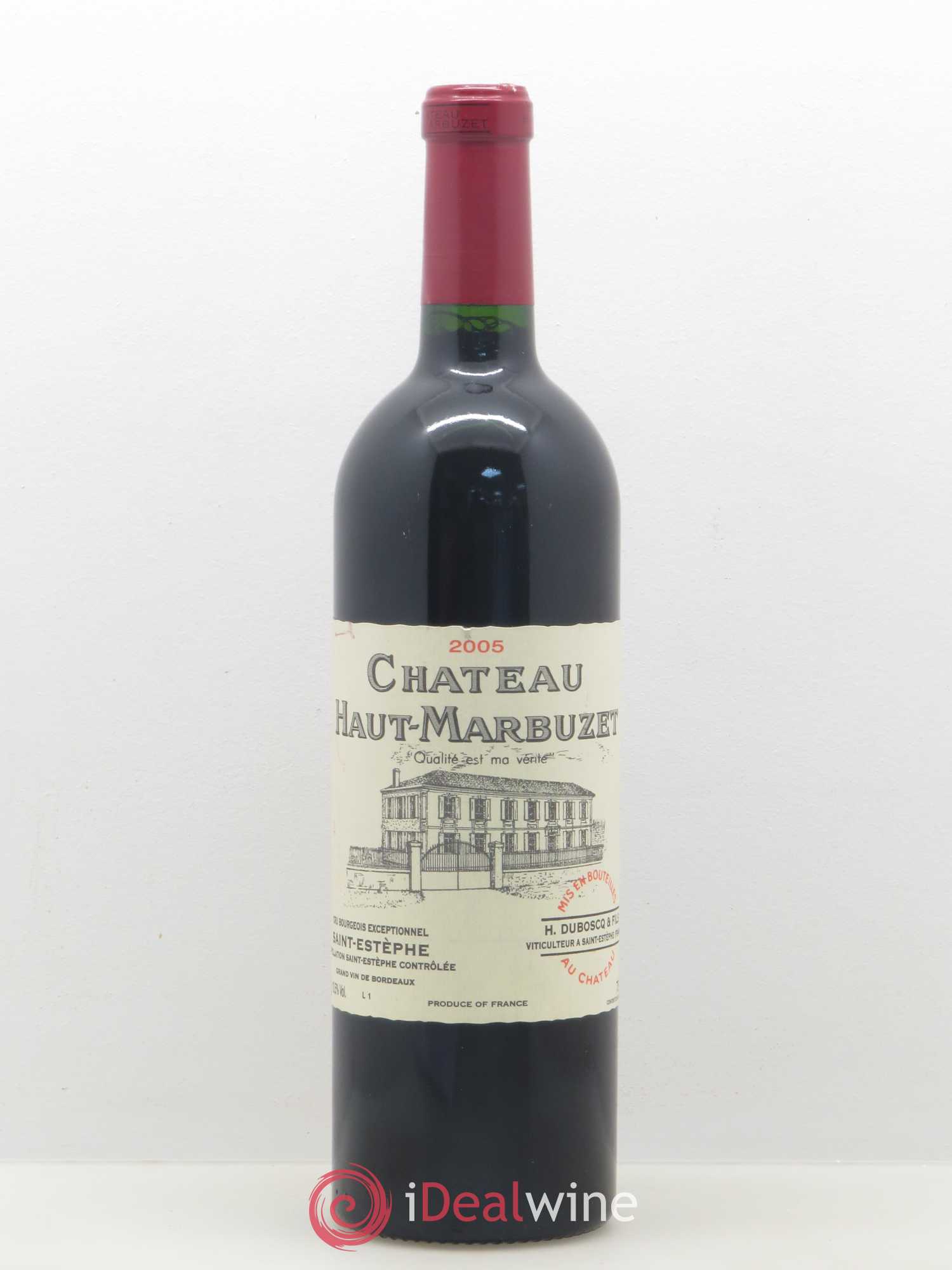 Château Haut Marbuzet 2005 - Lot de 1 bouteille - 0