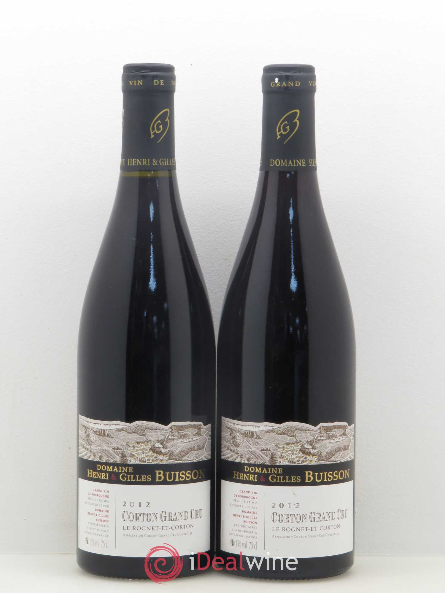 Corton Grand Cru Le Rognet-et-Corton Henri et Gilles Buisson (Domaine) 2012 - Lot de 2 bouteilles - 0