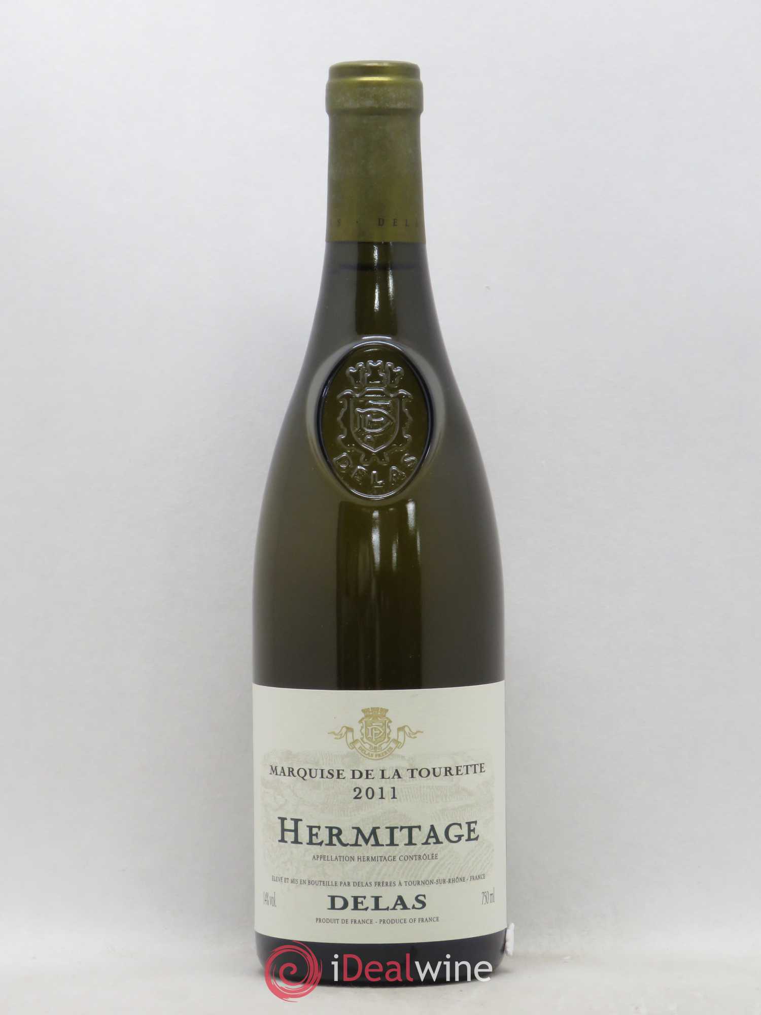 Hermitage Marquise de la Tourette Delas Frères 2011 - Lot de 1 bouteille - 0