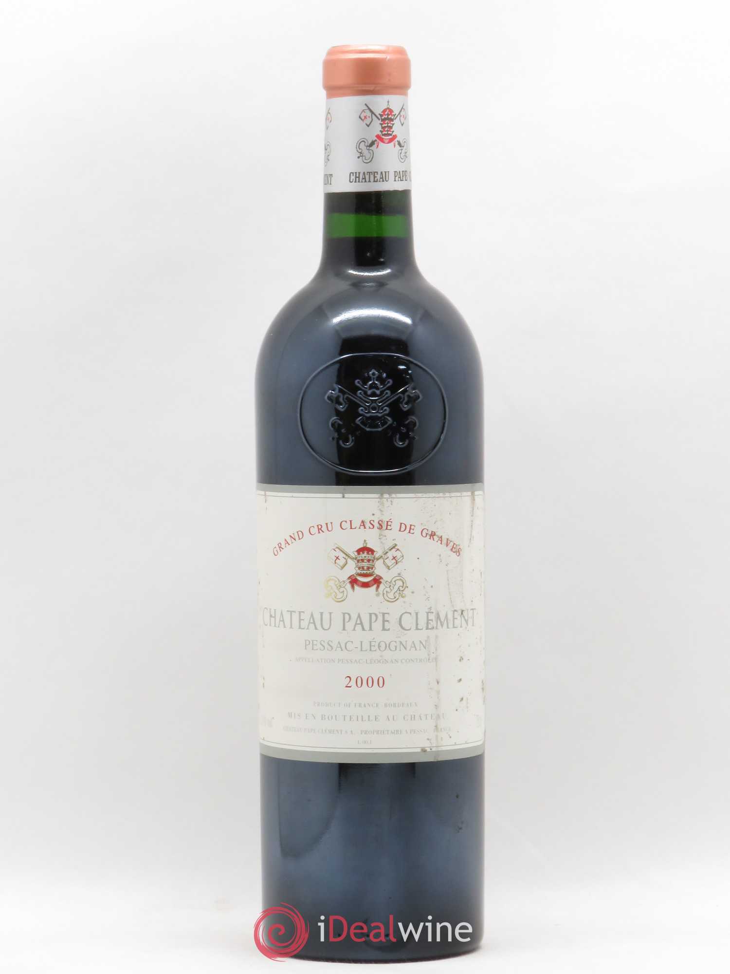 Château Pape Clément Cru Classé de Graves (sans prix de réserve) 2000 - Lot de 1 bouteille - 0