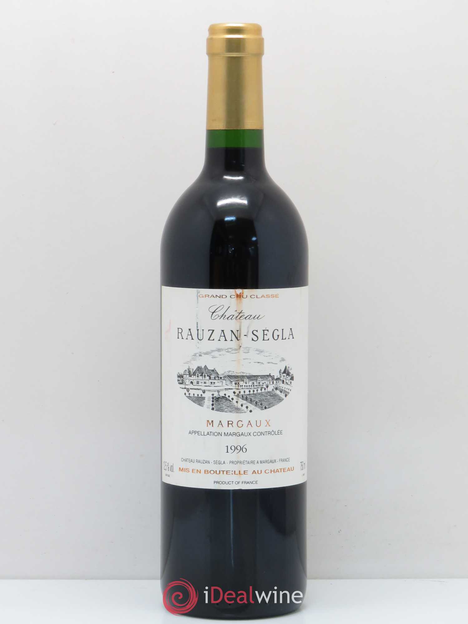 Château Rauzan Ségla Grand Cru Classé 1996 - Lot de 1 bouteille - 0