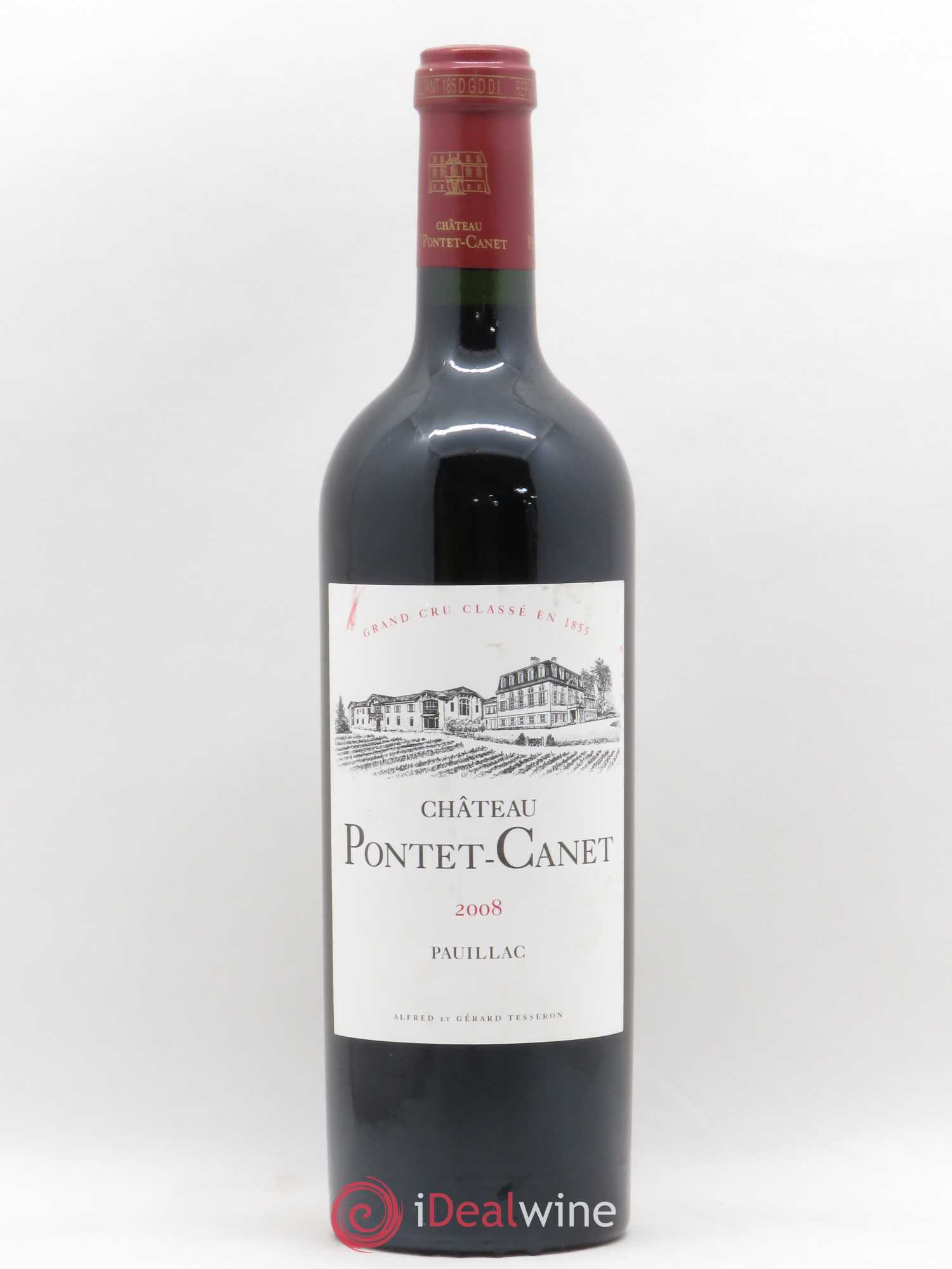 Château Pontet Canet 5ème Grand Cru Classé 2008 - Lot de 1 bouteille - 0