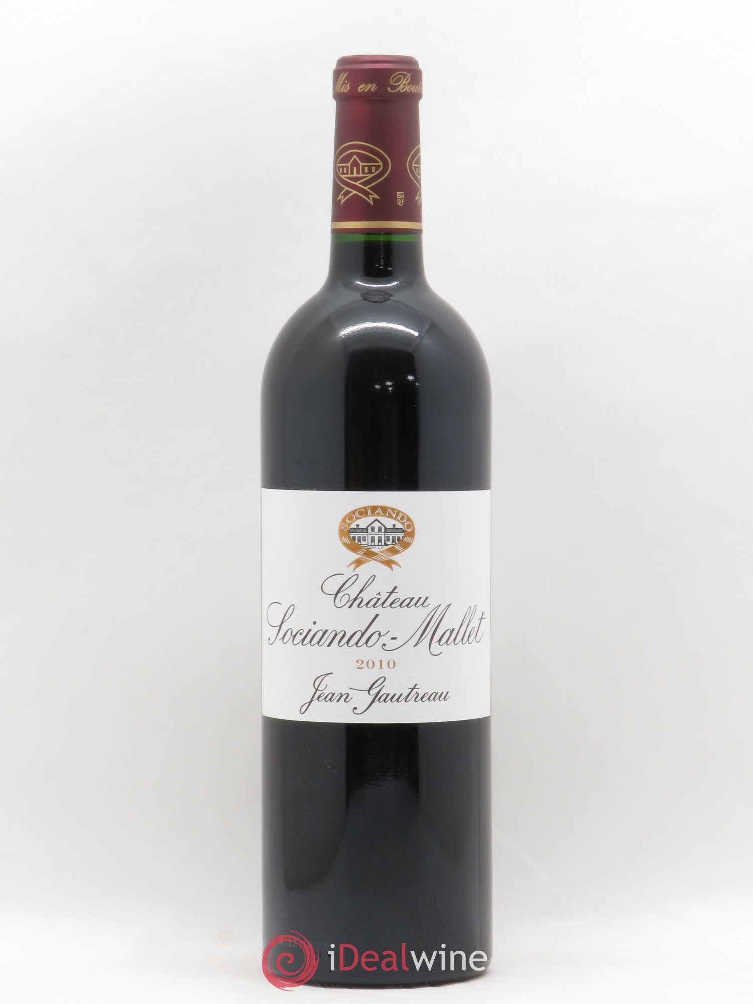 Château Sociando Mallet 2010 - Lot de 1 bouteille - 0