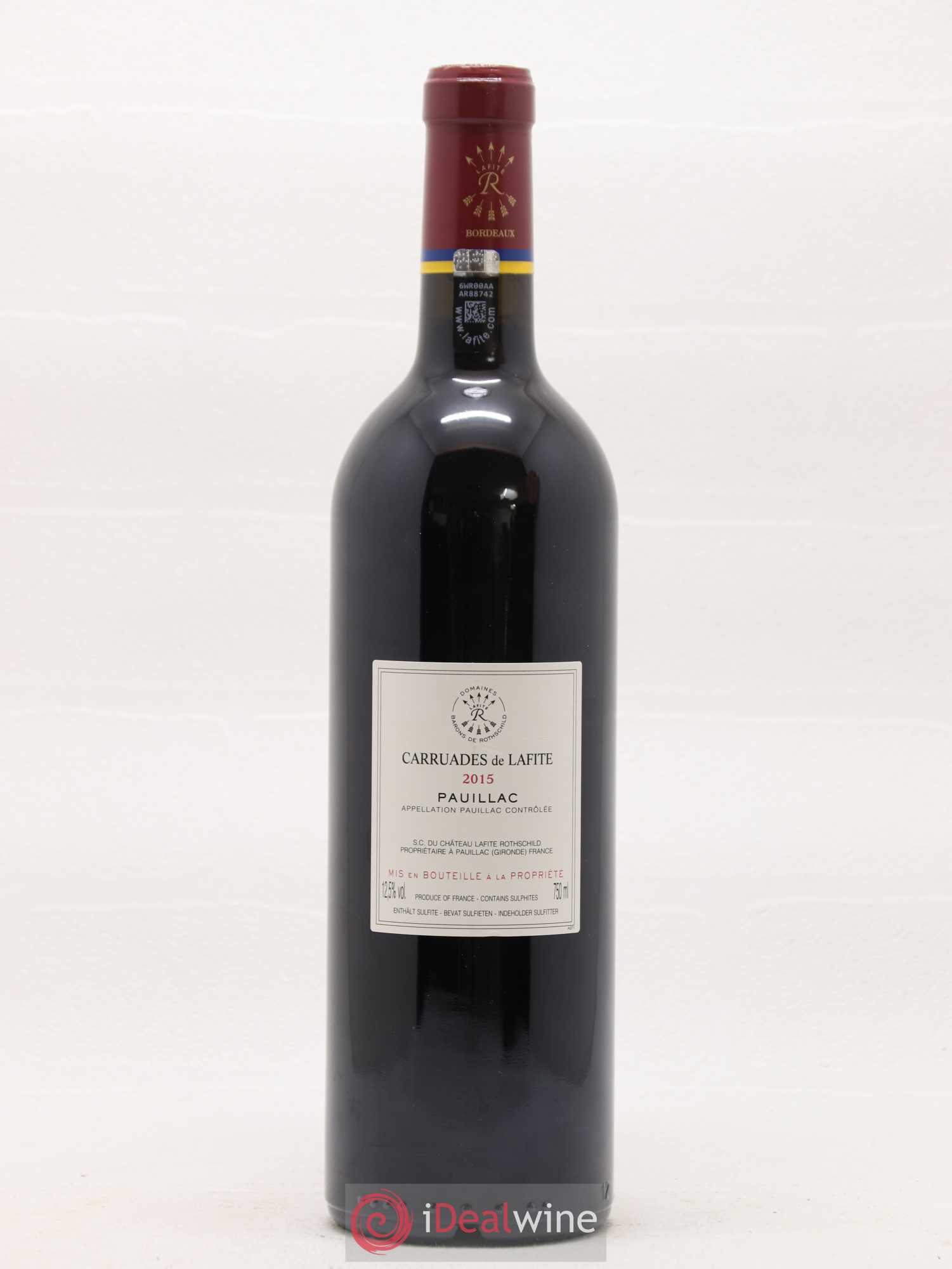 Carruades de Lafite Rothschild Second Vin 2015 - Lot de 1 bouteille - 1