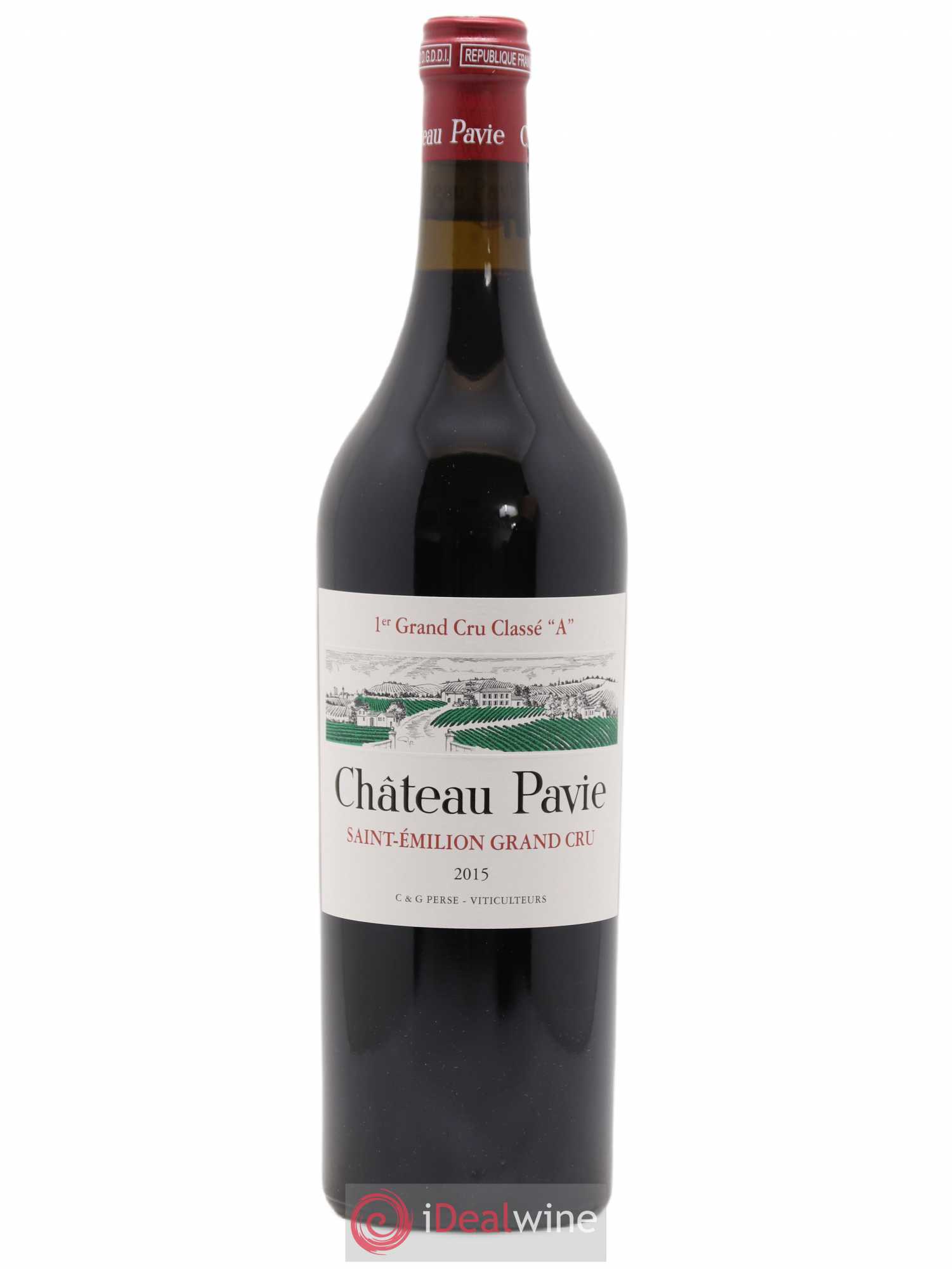 Château Pavie 1er Grand Cru Classé A 2015 - Lot de 1 bouteille - 0