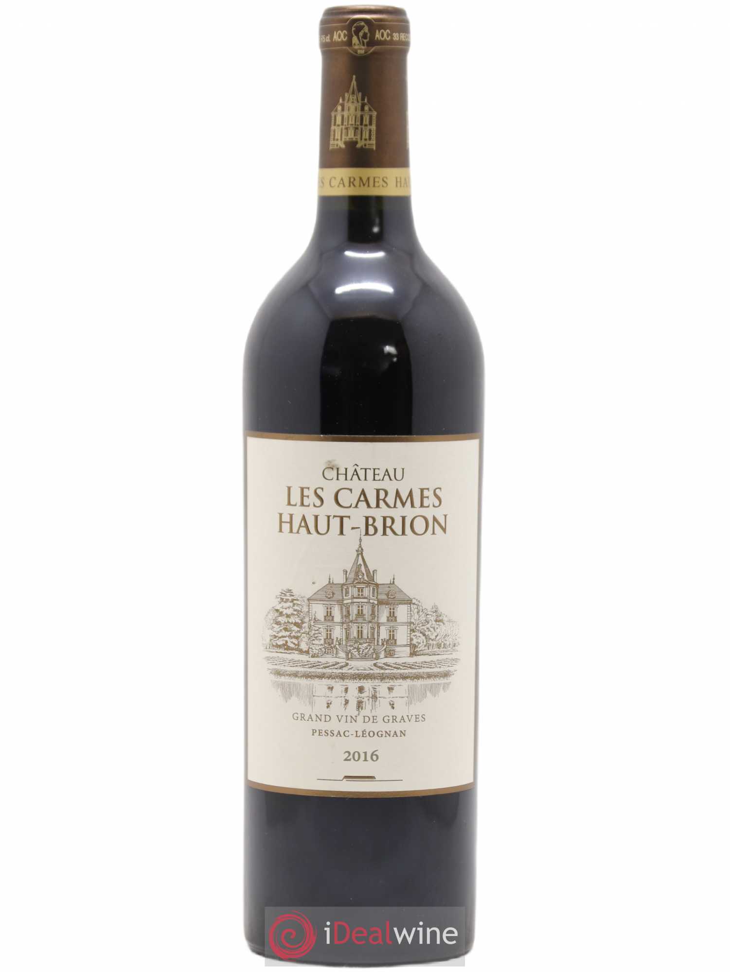 Château Les Carmes Haut-Brion 2016 - Lot de 1 bouteille - 0