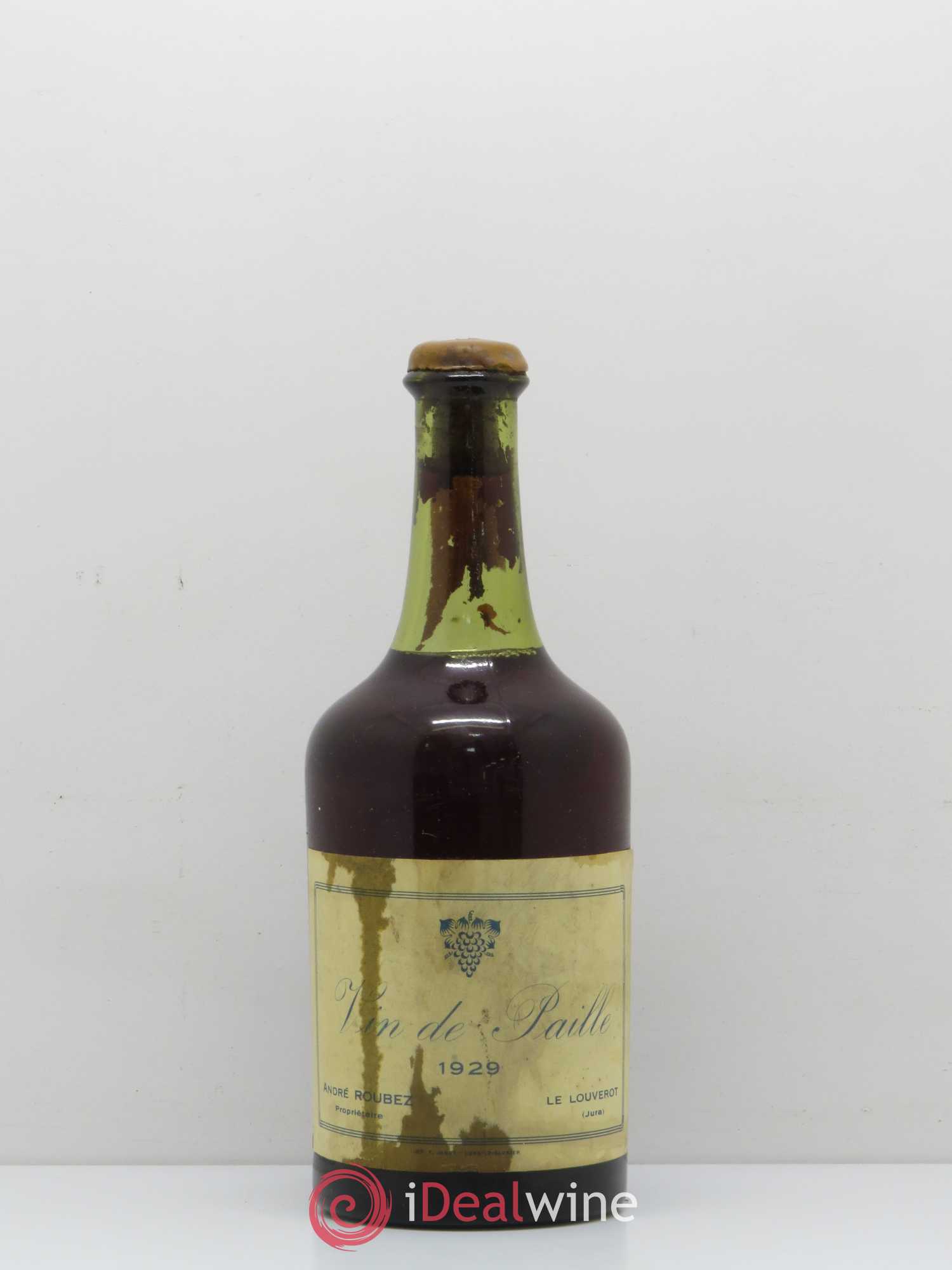 Côtes du Jura Vin de Paille André Roubez 1929 - Lot de 1 bouteille - 0