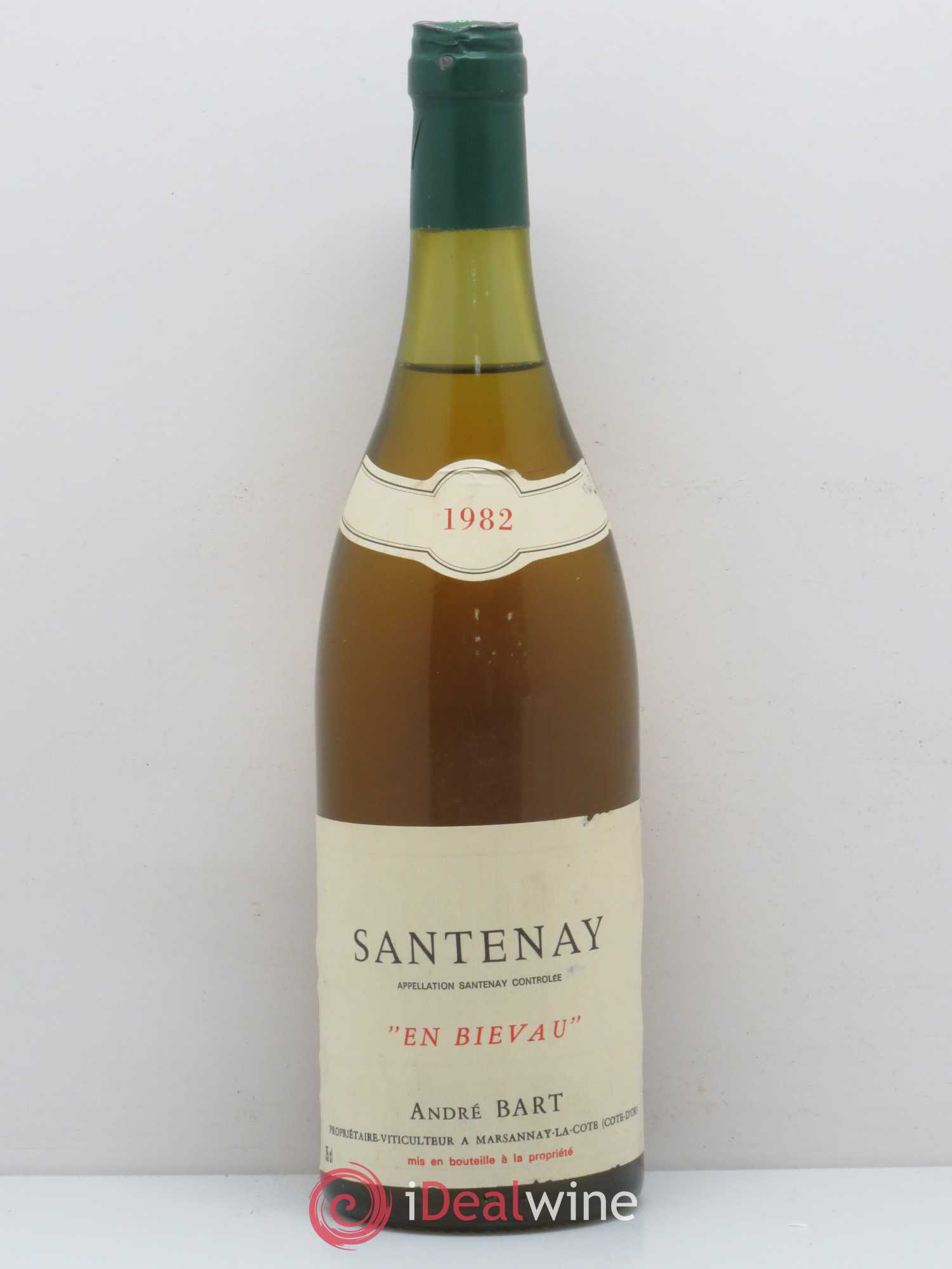 Santenay En Bievau Doamine Andre Bart 1982 - Lot de 1 bouteille - 0