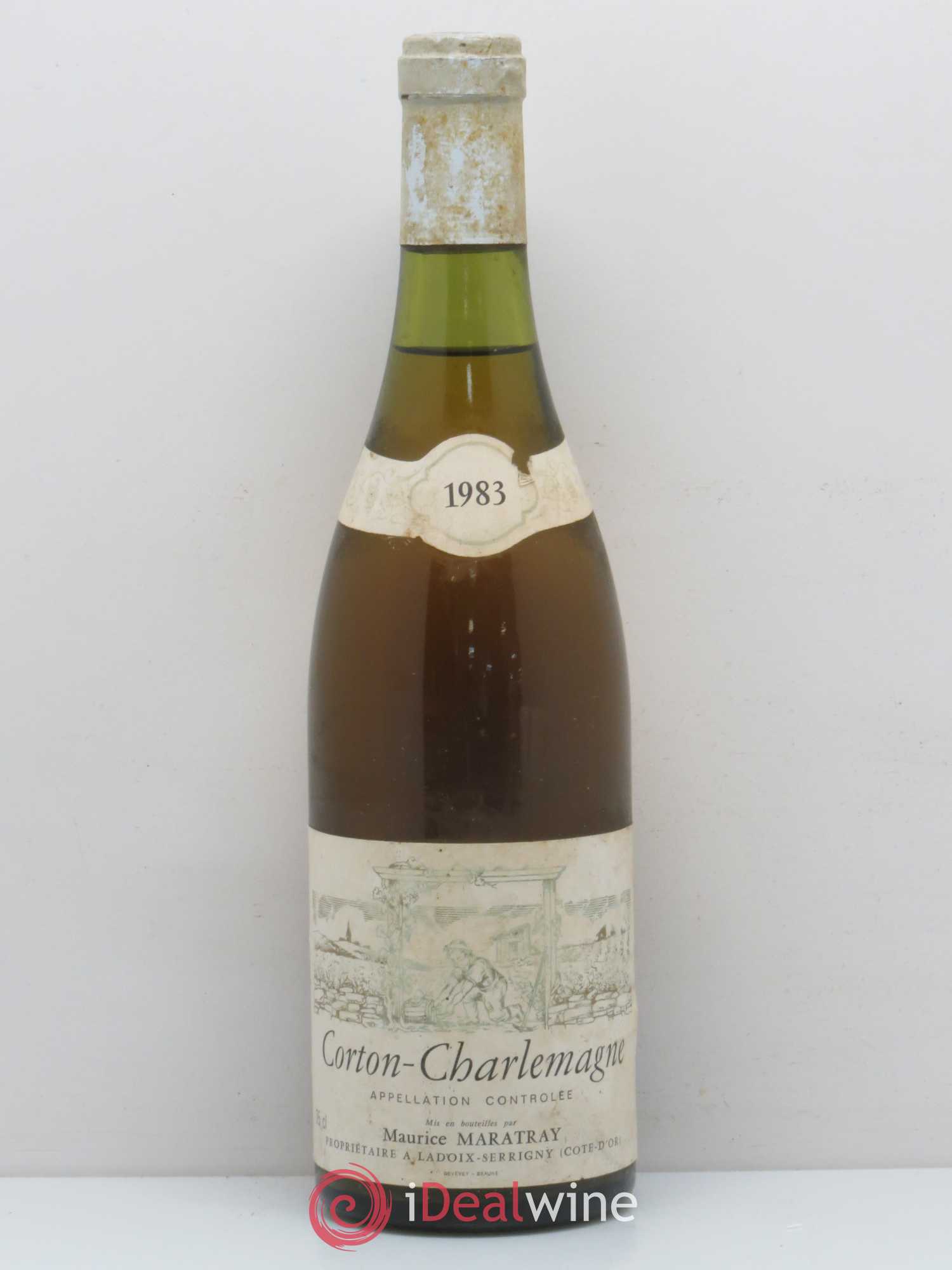Corton-Charlemagne Grand Cru Domaine Maurice Maratray 1983 - Posten von 1 Flasche - 0