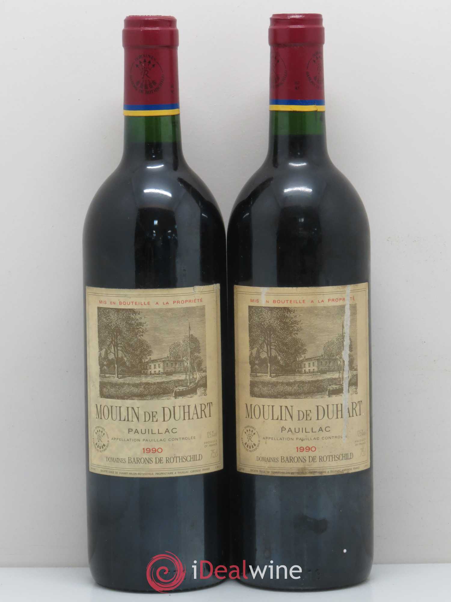 Moulin de Duhart Second Vin 1990 - Lot de 2 bouteilles - 0
