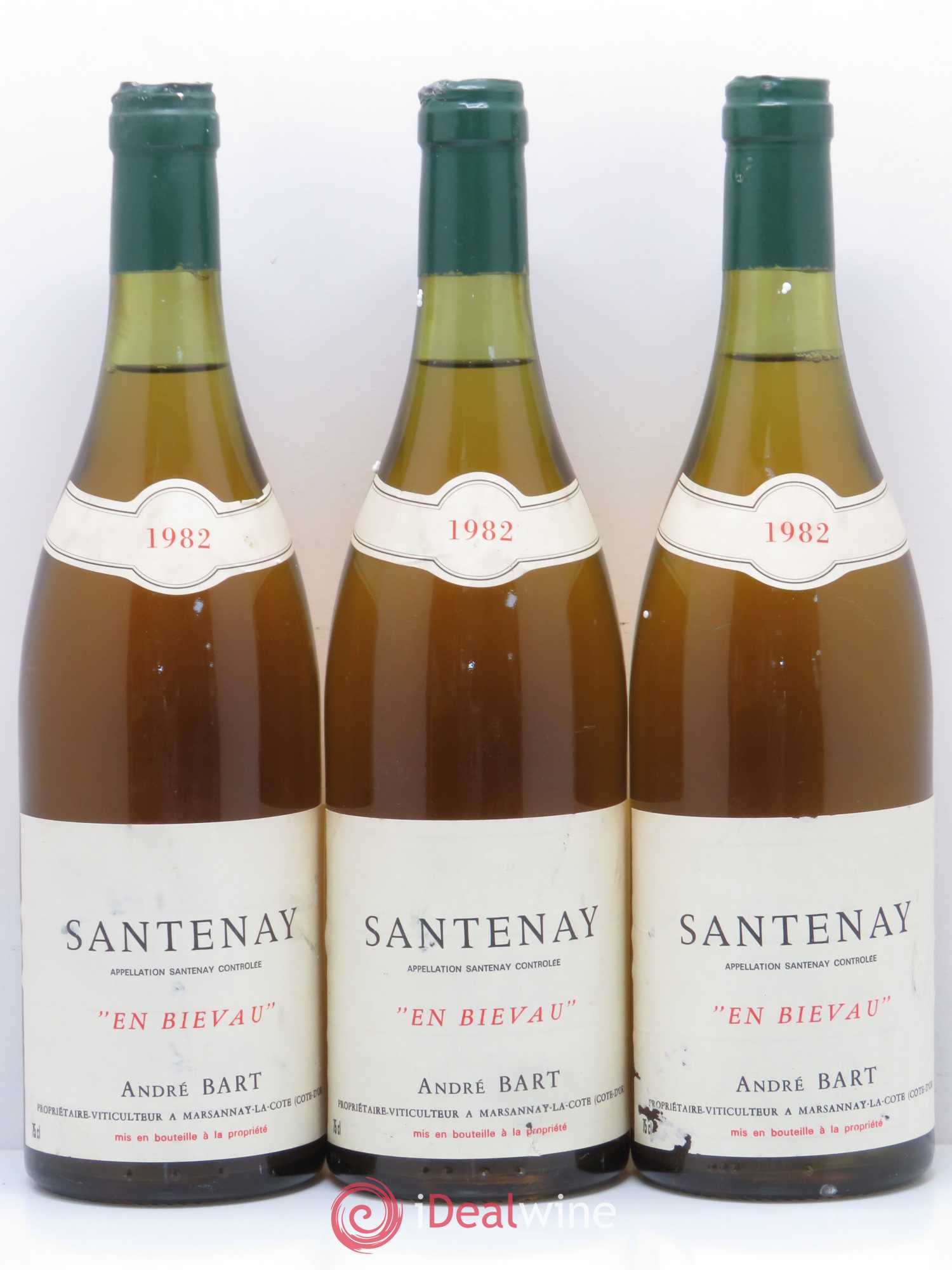 Santenay En Bievau Domaine André Bart 1982 - Posten von 5 Flaschen - 1