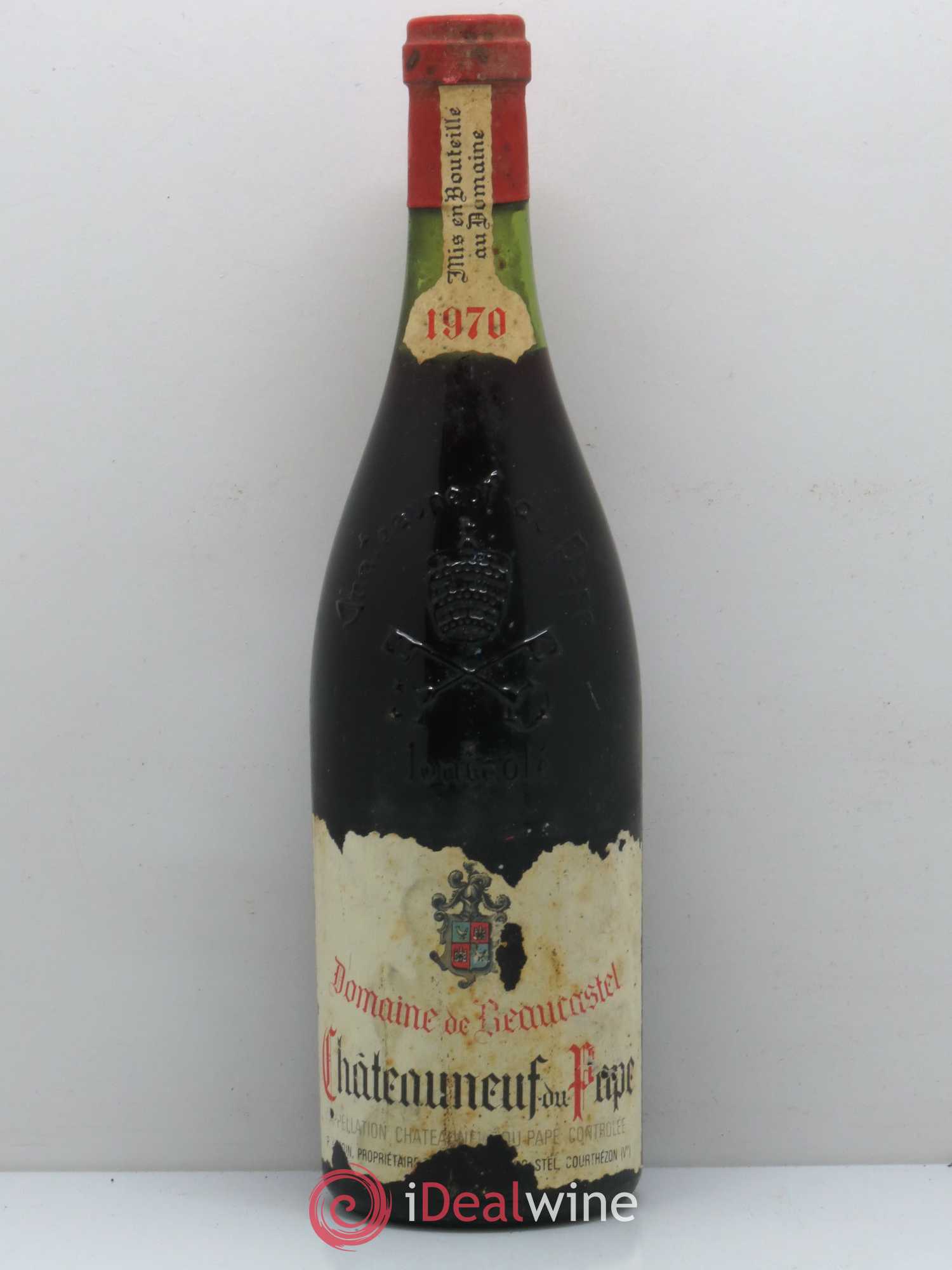 Châteauneuf-du-Pape Château de Beaucastel Famille Perrin 1970 - Lot de 1 bouteille - 0