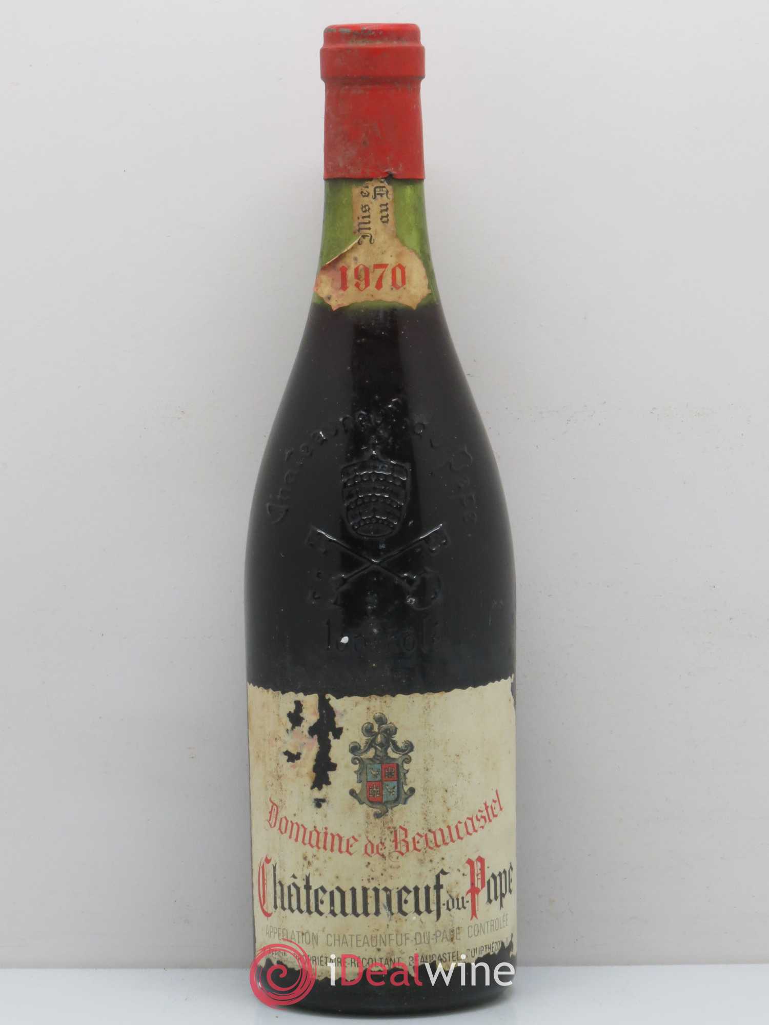 Châteauneuf-du-Pape Château de Beaucastel Famille Perrin 1970 - Lot de 1 bouteille - 0