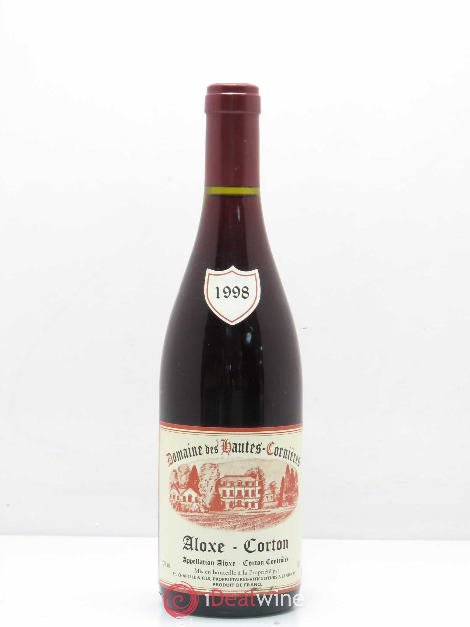 Aloxe-Corton Philippe Chapelle et Fils Domaine des Hautes Cornières 1998 - Posten von 1 Flasche - 0
