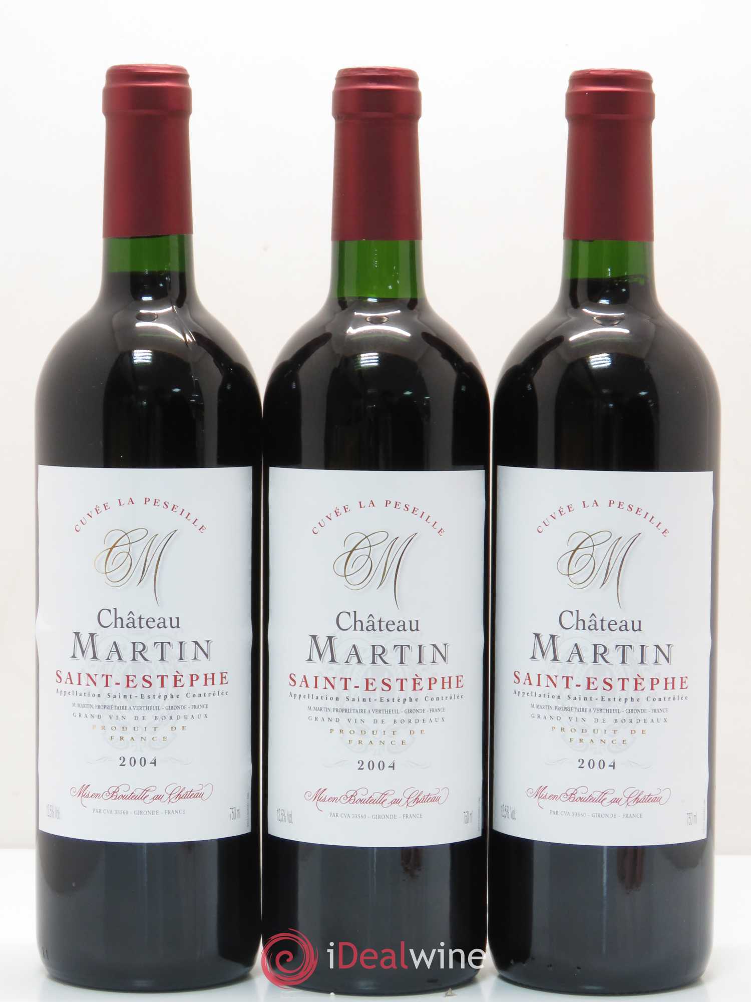 Saint-Estèphe Château Martin cuvée La Peseille 2004 - Lot de 6 bouteilles - 2