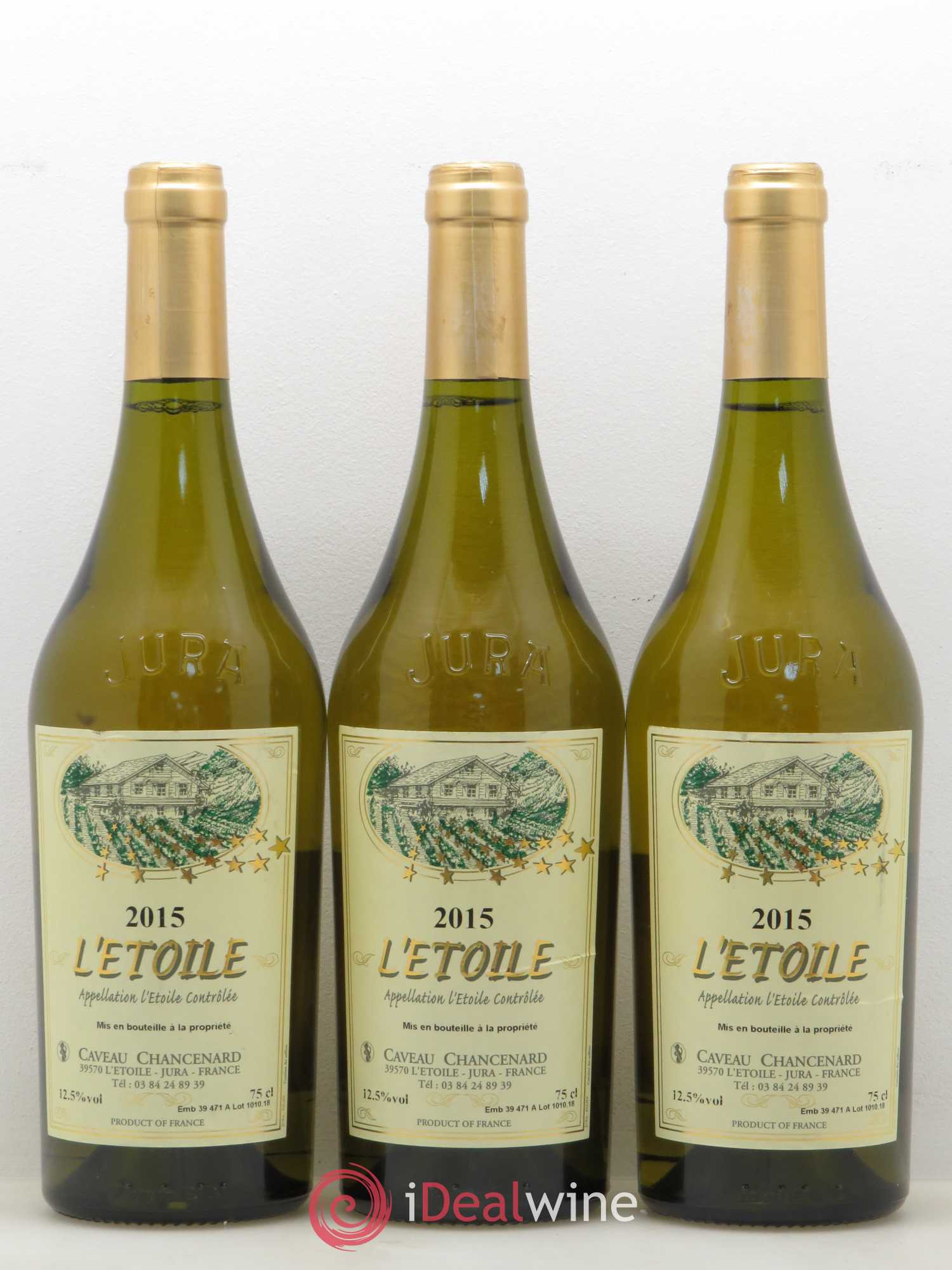 Côtes du Jura L'Etoile Caveau Chancenard 2015 - Lot de 6 bouteilles - 2