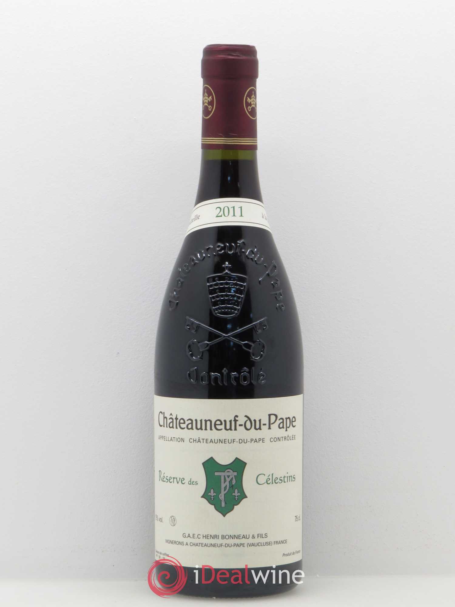 Châteauneuf-du-Pape Réserve des Célestins Henri Bonneau & Fils 2011 - Lot de 1 bouteille - 0