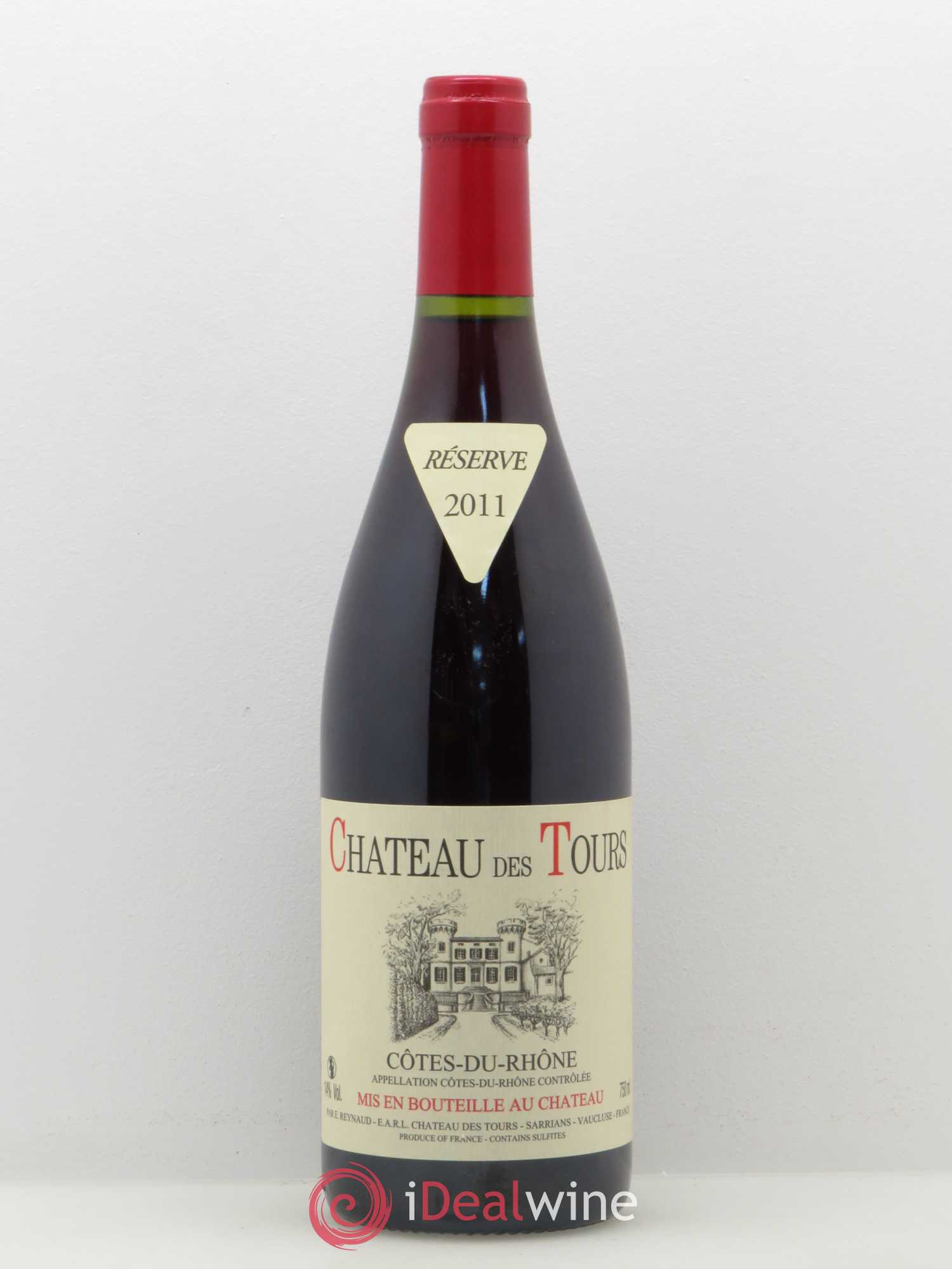 Côtes-du-Rhône Château des Tours Emmanuel Reynaud 2011 - Lot de 1 bouteille - 0