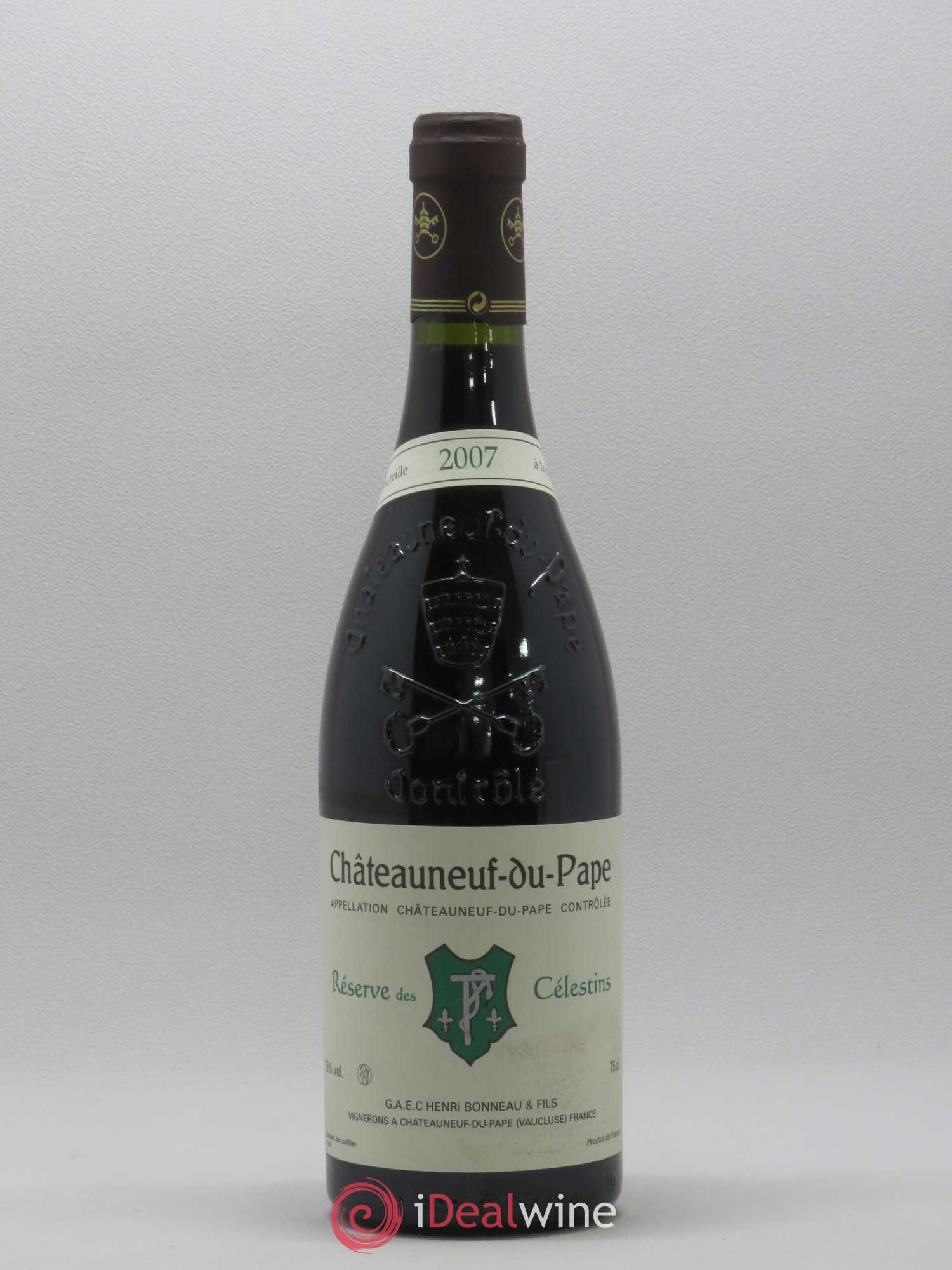 Châteauneuf-du-Pape Réserve des Célestins Henri Bonneau & Fils 2007 - Lot de 1 bouteille - 0