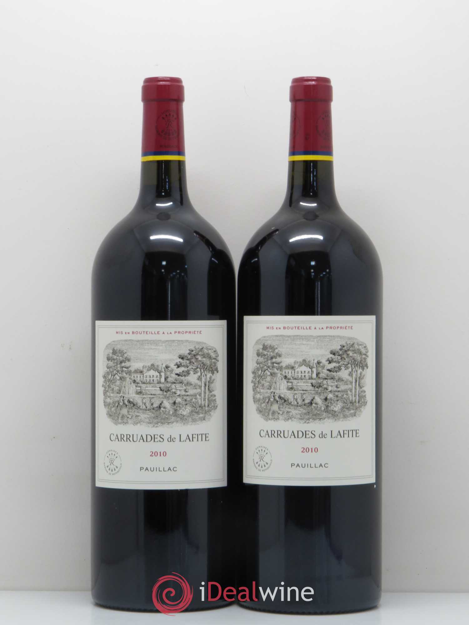 Carruades de Lafite Rothschild Second Vin 2010 - Lot de 2 magnums - 0