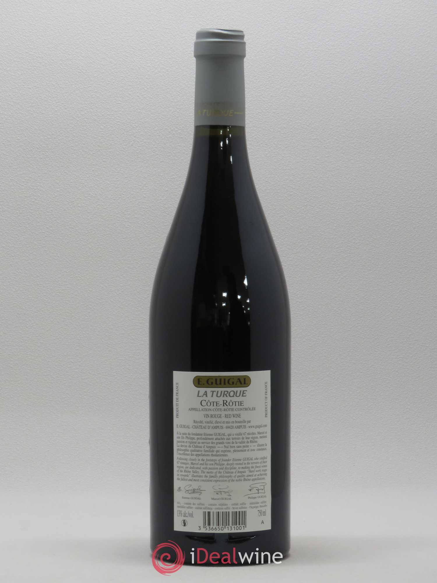 Côte-Rôtie La Turque Guigal 2011 - Posten von 1 Flasche - 1