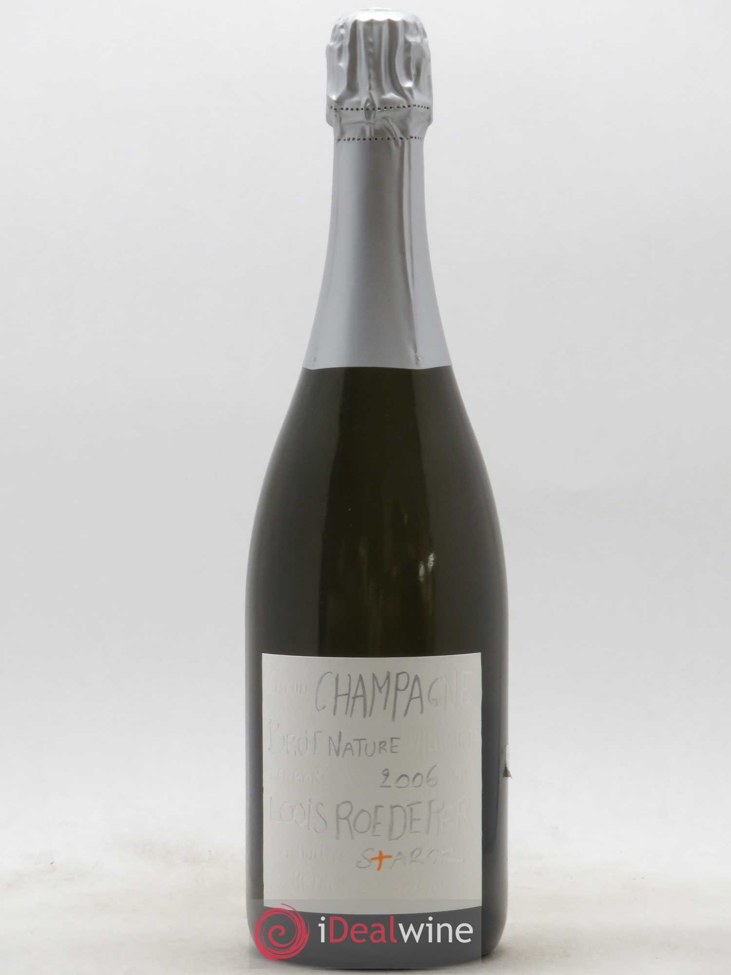 Edition limitée Starck Brut Nature Louis Roederer 2006 - Lot de 1 bouteille - 0