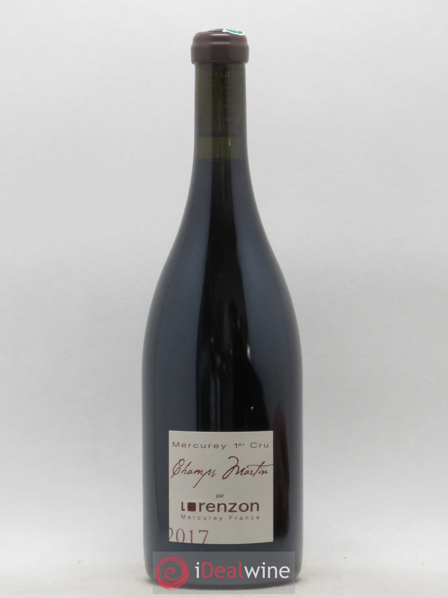 Mercurey 1er Cru Les Champs Martin Bruno Lorenzon 2017 - Lot de 1 bouteille - 0