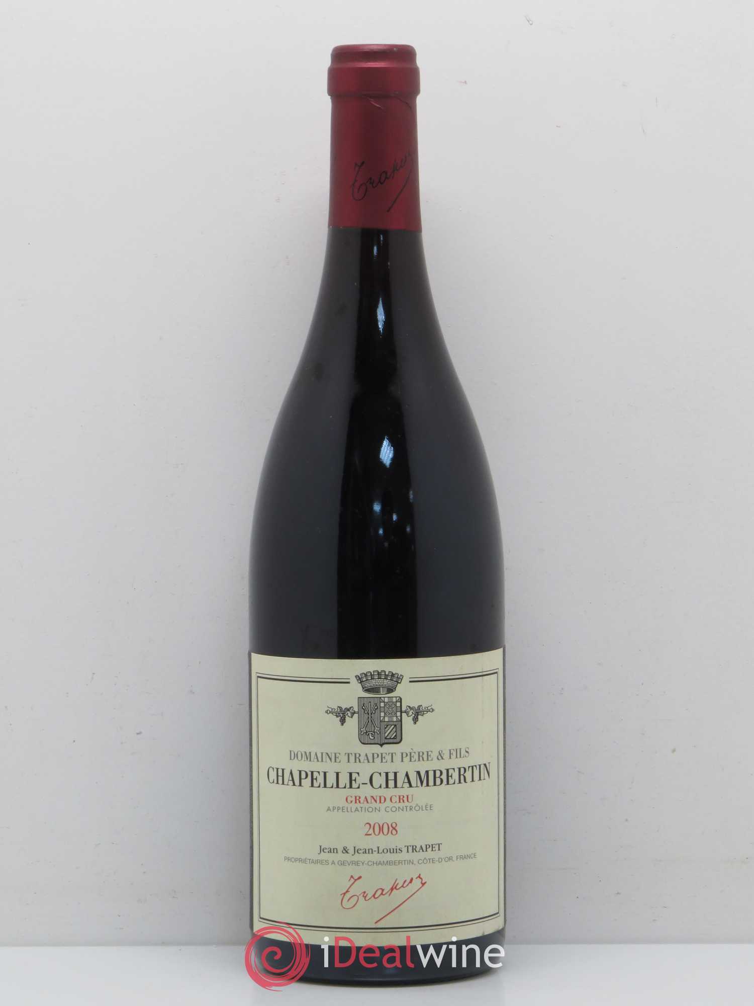 Chapelle-Chambertin Grand Cru Domaine Trapet 2008 - Lot de 1 bouteille - 0