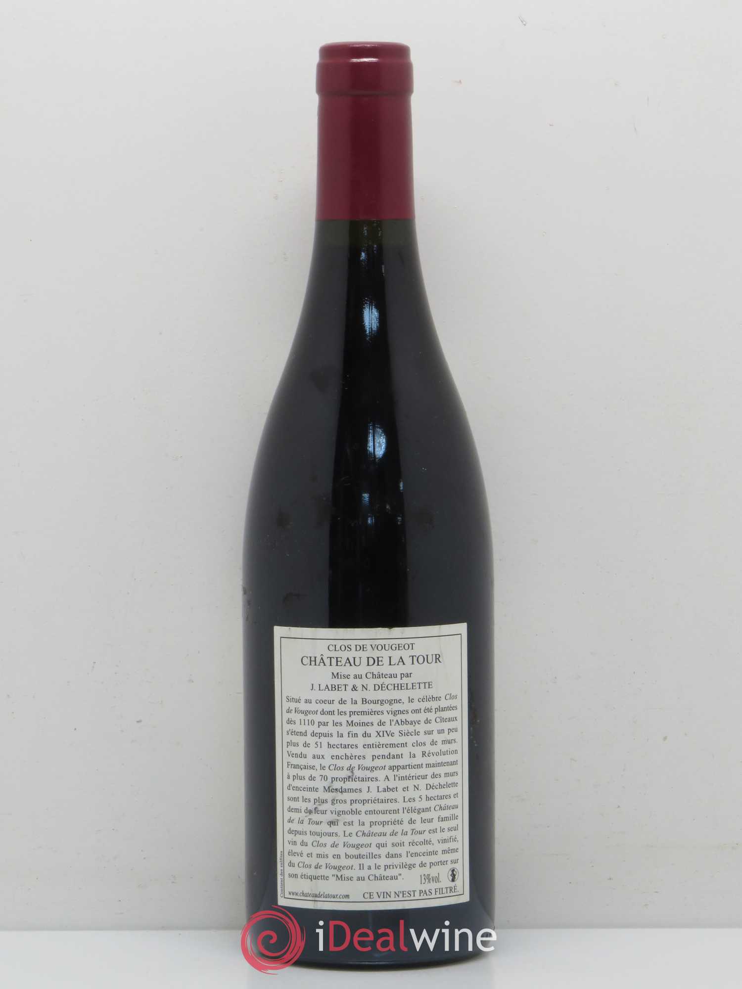 Clos de Vougeot Grand Cru Château de La Tour 2009 - Lot de 1 bouteille - 1