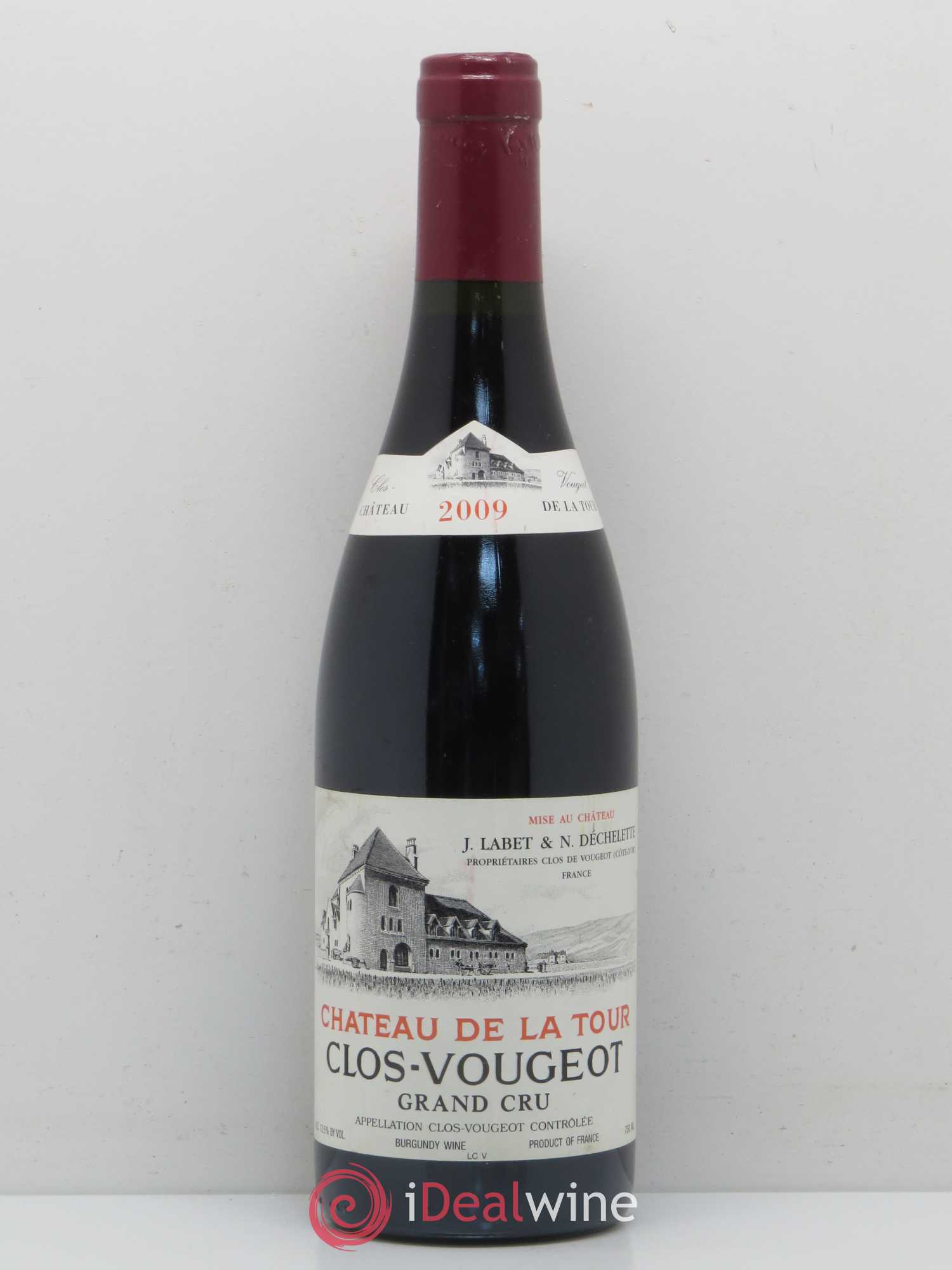 Clos de Vougeot Grand Cru Château de La Tour 2009 - Lot de 1 bouteille - 0