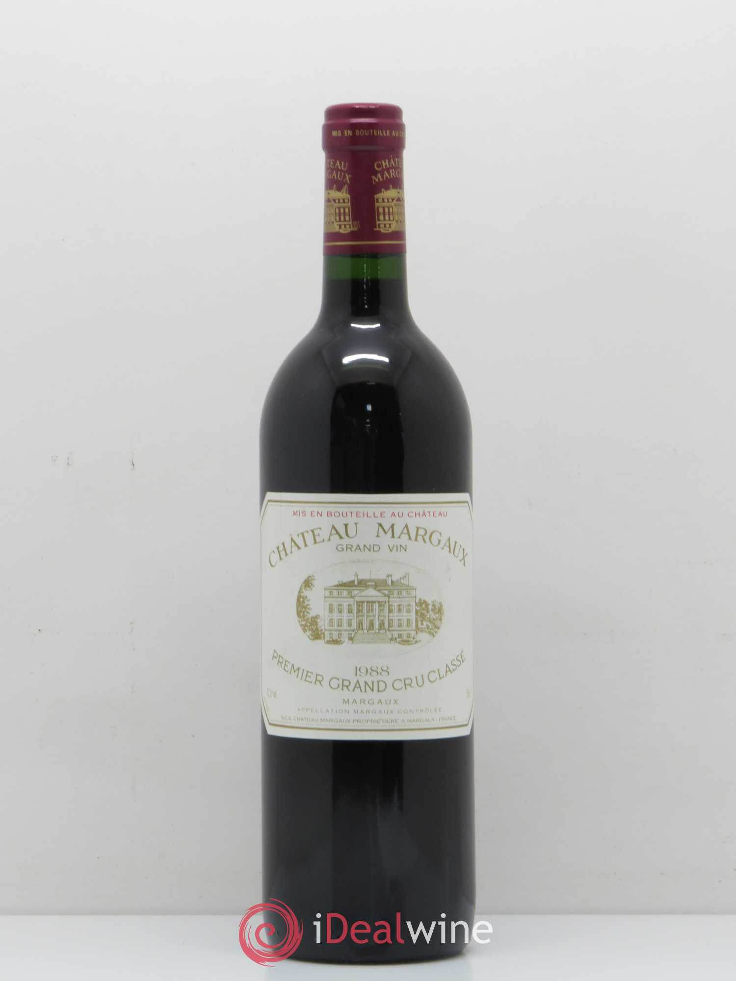 Château Margaux 1er Grand Cru Classé 1988 - Lot de 1 bouteille - 0