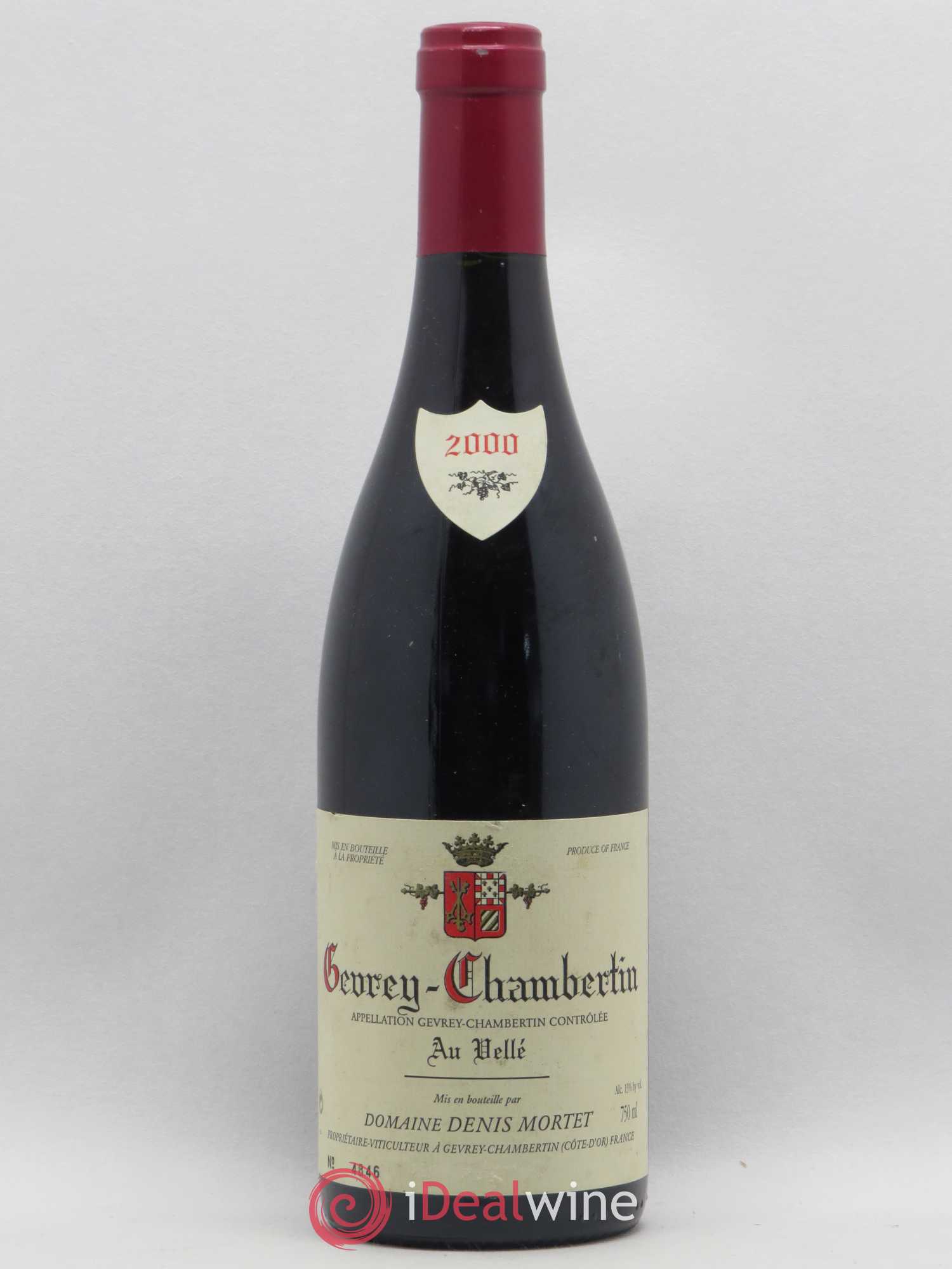 Gevrey-Chambertin Au Vellé Denis Mortet (Domaine) 2000 - Lot de 1 bouteille - 0