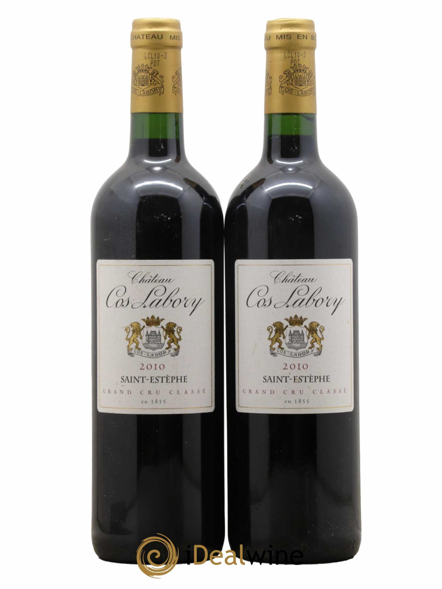Château Cos Labory 5ème Grand Cru Classé 2010 - Lot de 2 bouteilles - 0