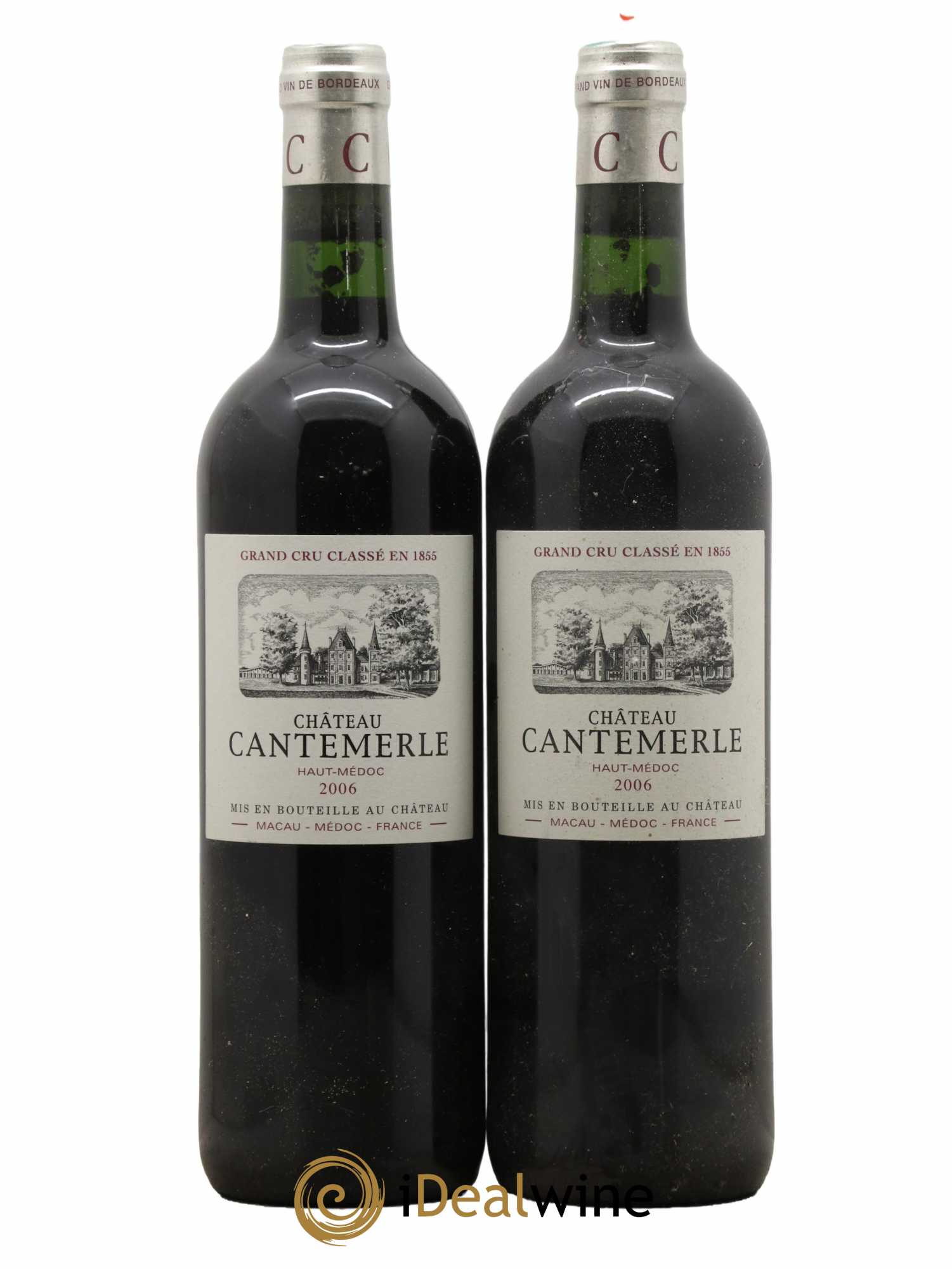 Château Cantemerle 5ème Grand Cru Classé 2006 - Lot de 2 bouteilles - 0