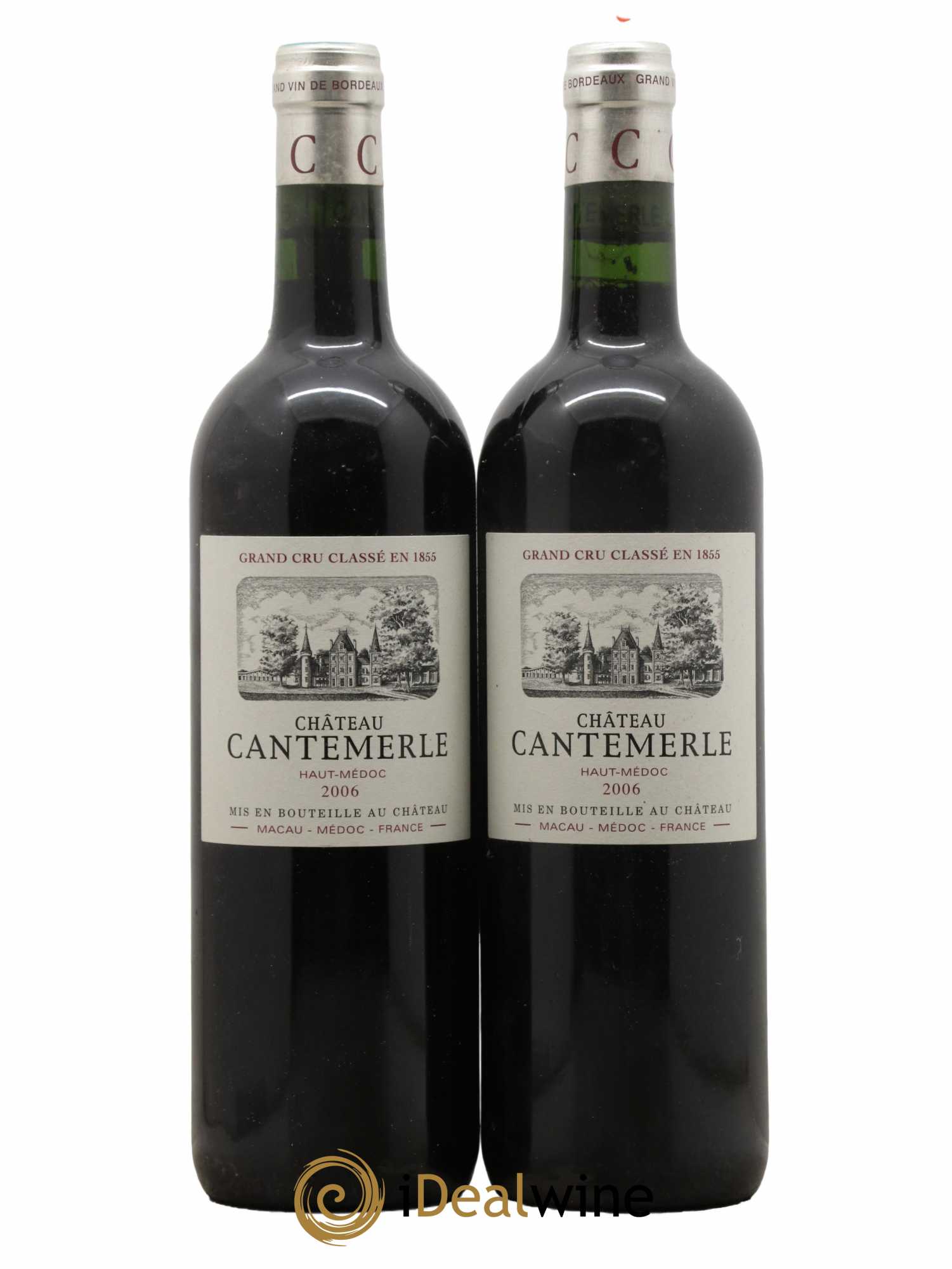 Château Cantemerle 5ème Grand Cru Classé 2006 - Lot de 2 bouteilles - 0