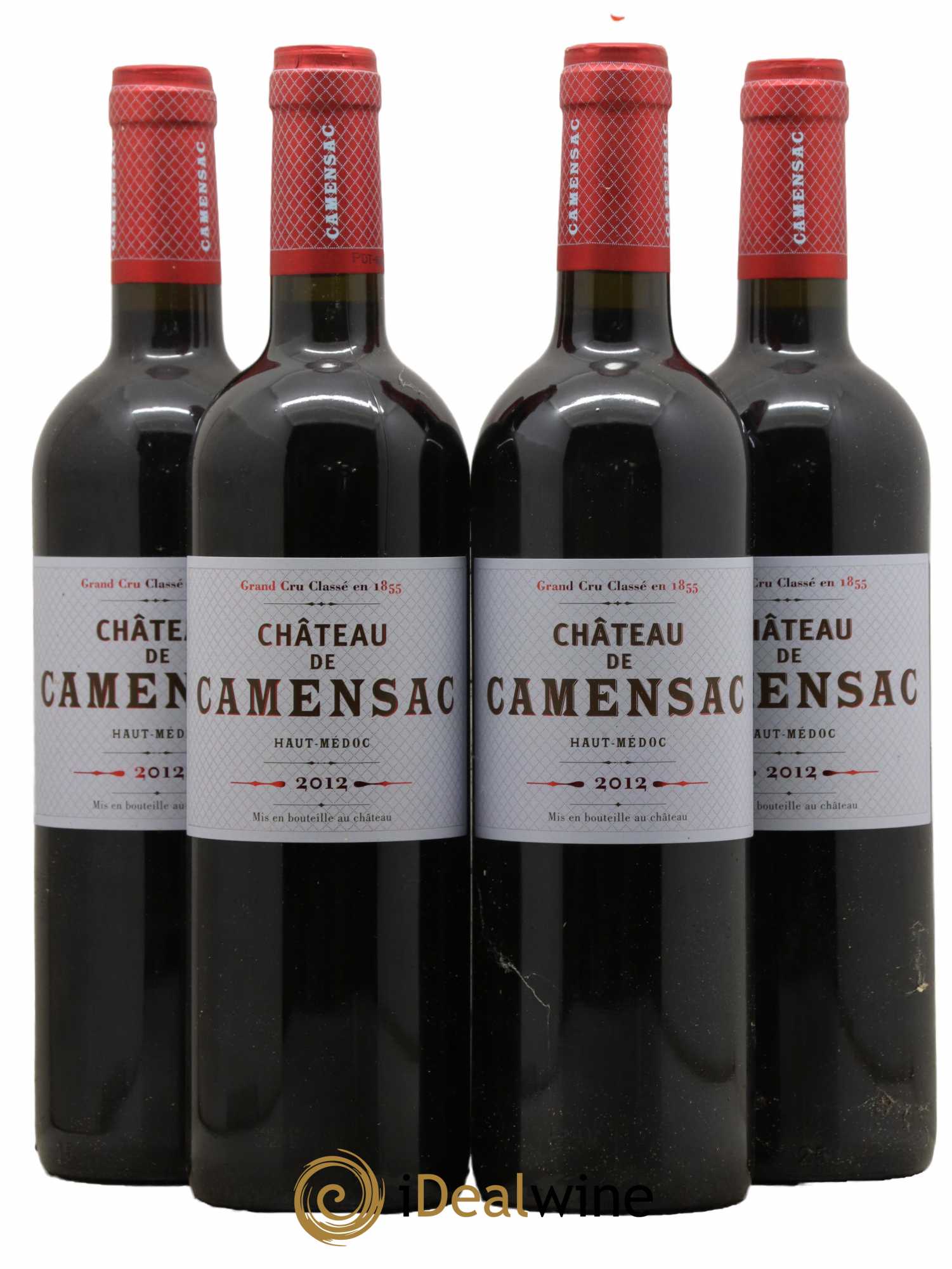 Château Camensac 5ème Grand Cru Classé 2012 - Lot de 4 bouteilles - 0